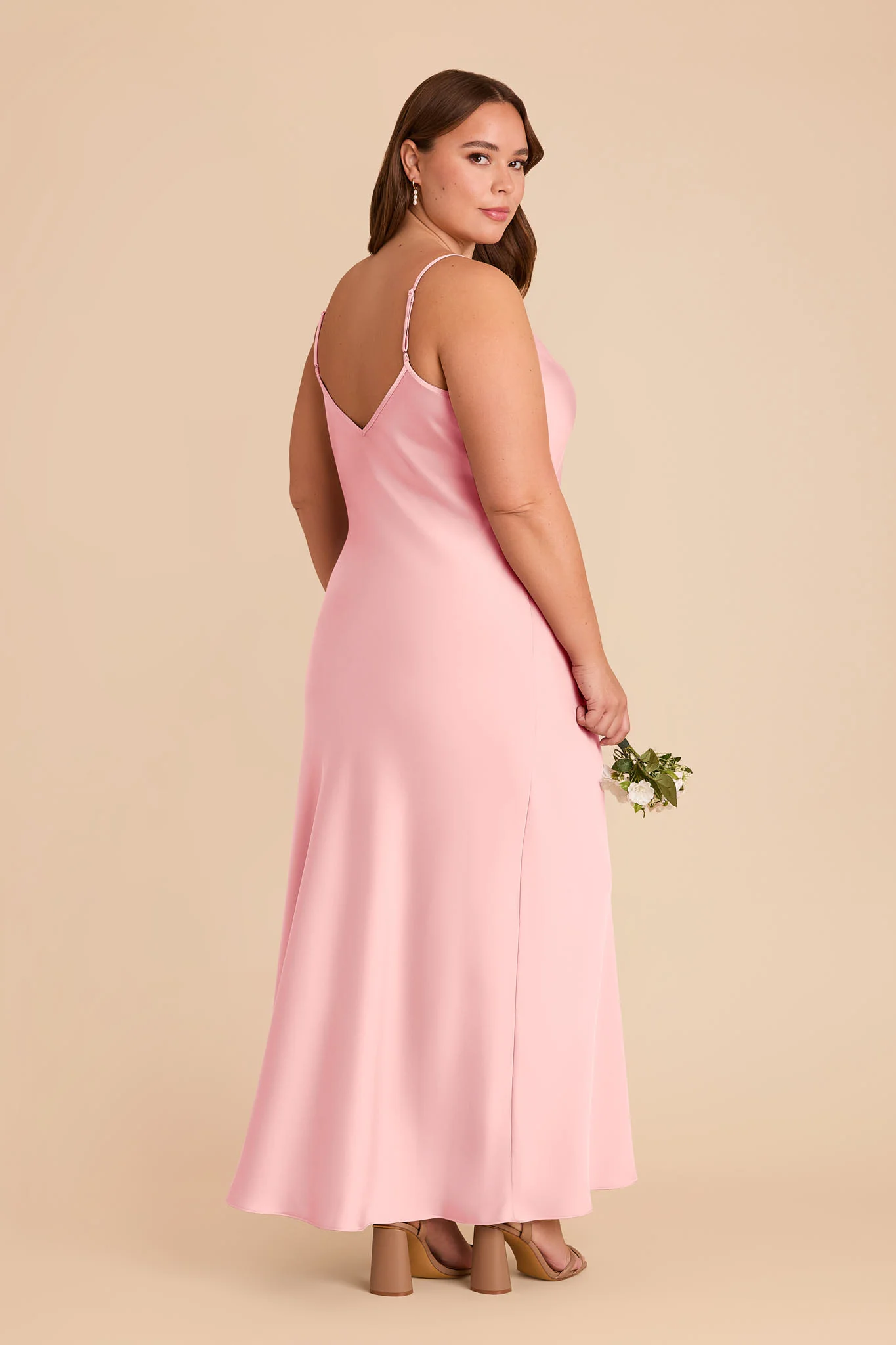 Alice Matte Satin Dress - Bubblegum Pink - Image 7