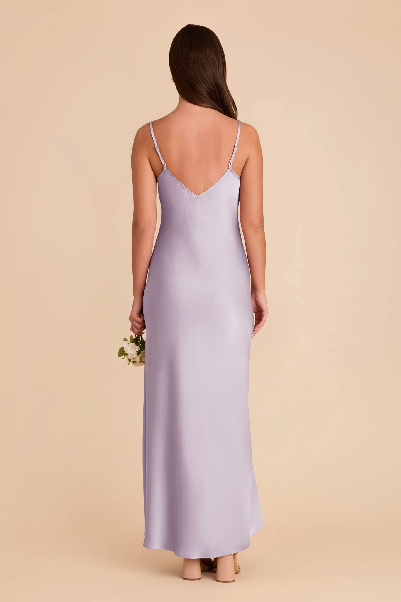 Alice Matte Satin Dress - Dusty Lilac - Image 5