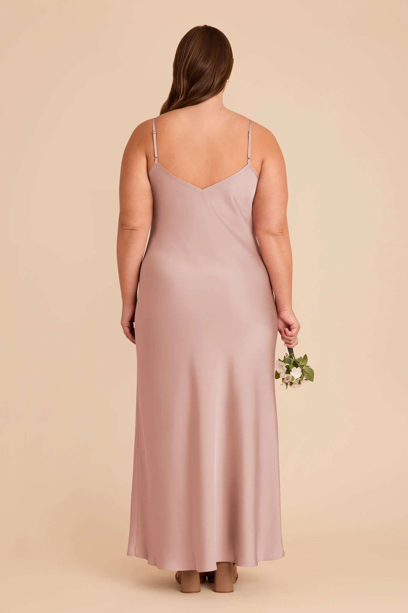 Alice Matte Satin Dress - English Rose - Image 8