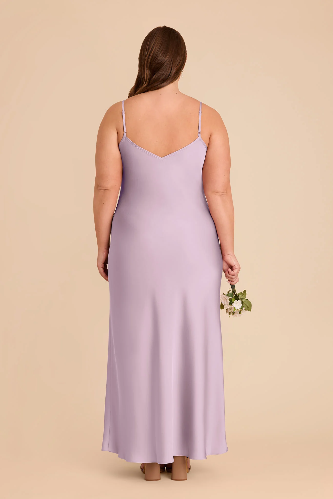 Alice Matte Satin Dress - Lavender - Image 8
