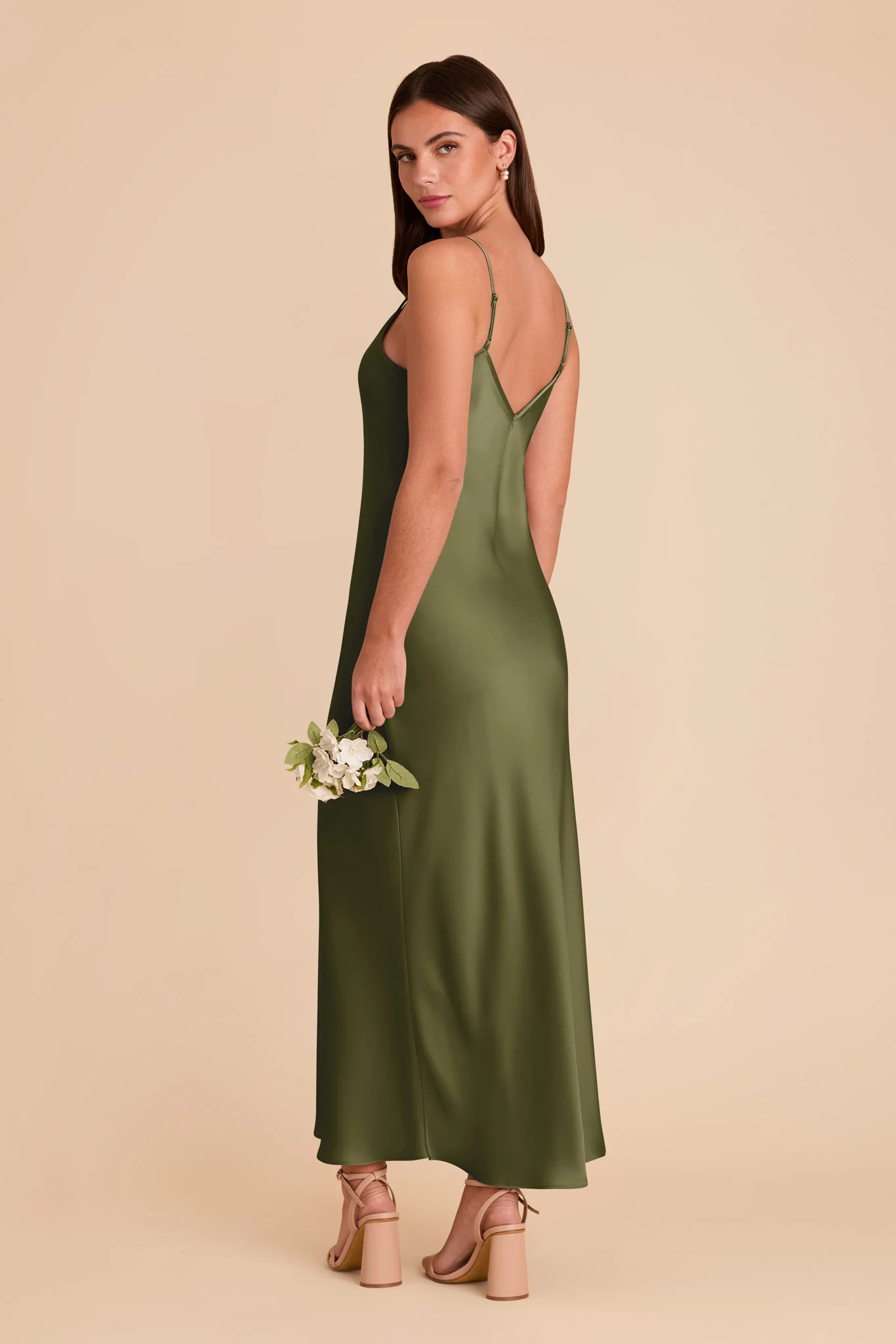 Alice Matte Satin Dress - Martini - Image 4