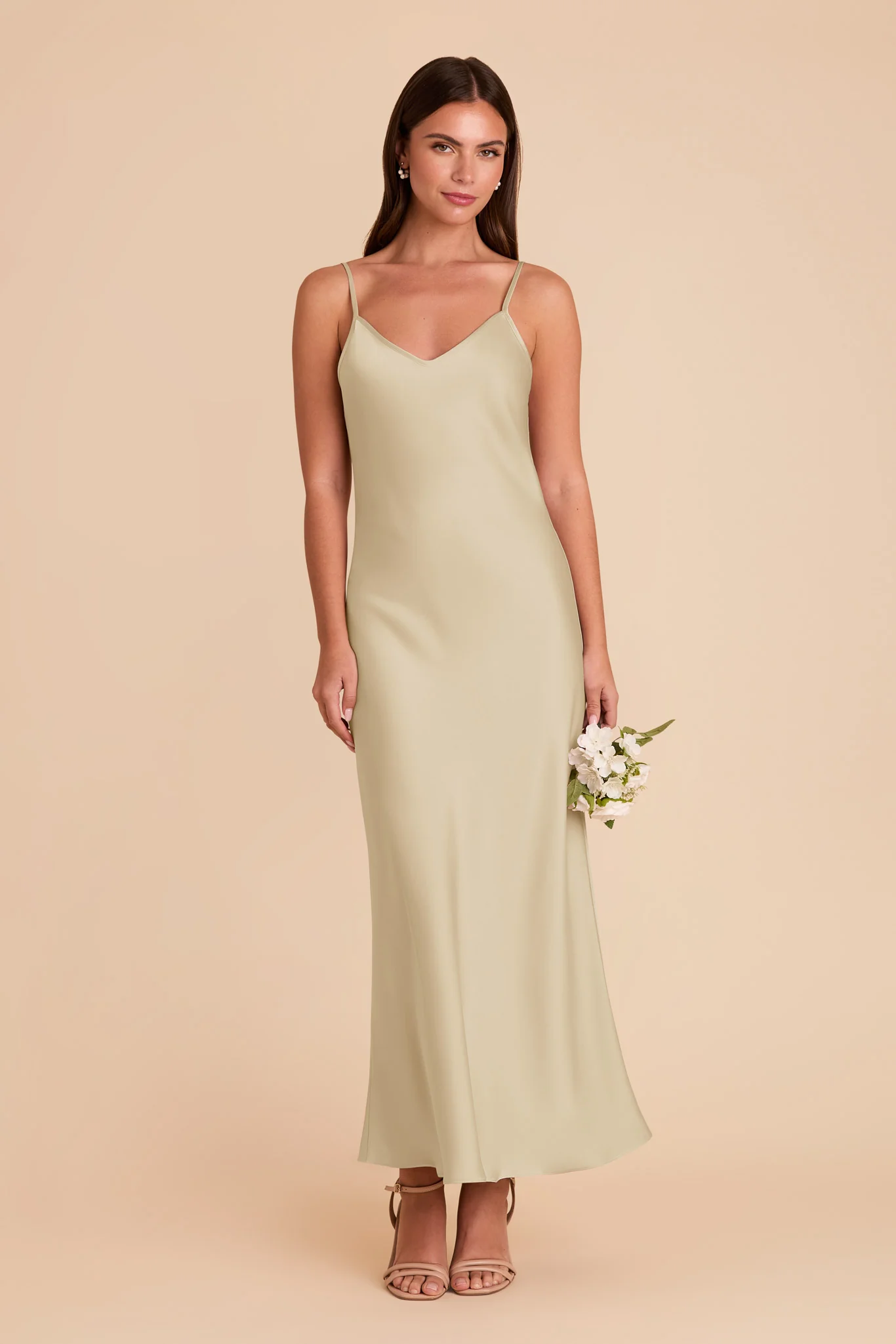 Alice Matte Satin Dress - Prosecco