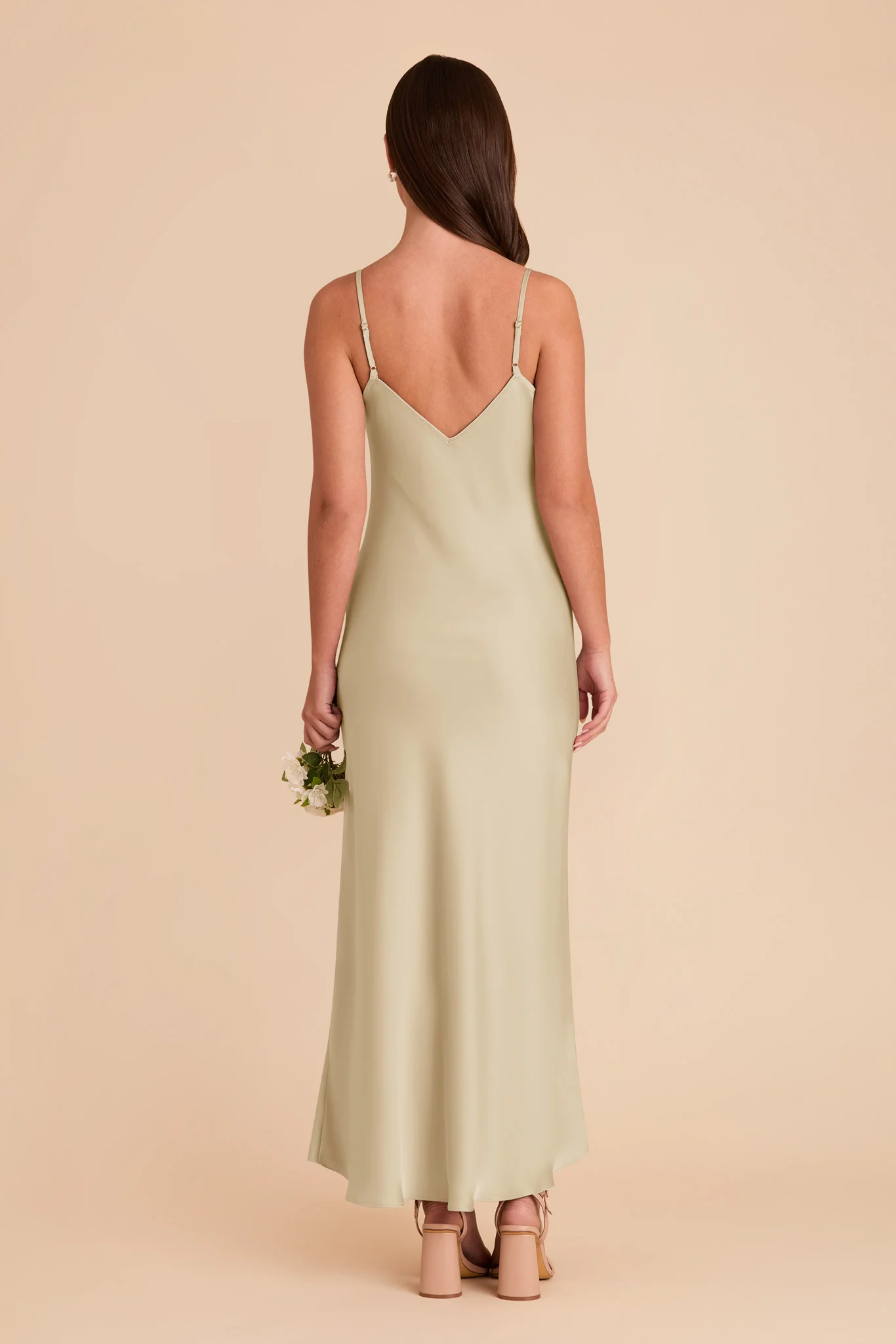 Alice Matte Satin Dress - Prosecco - Image 5