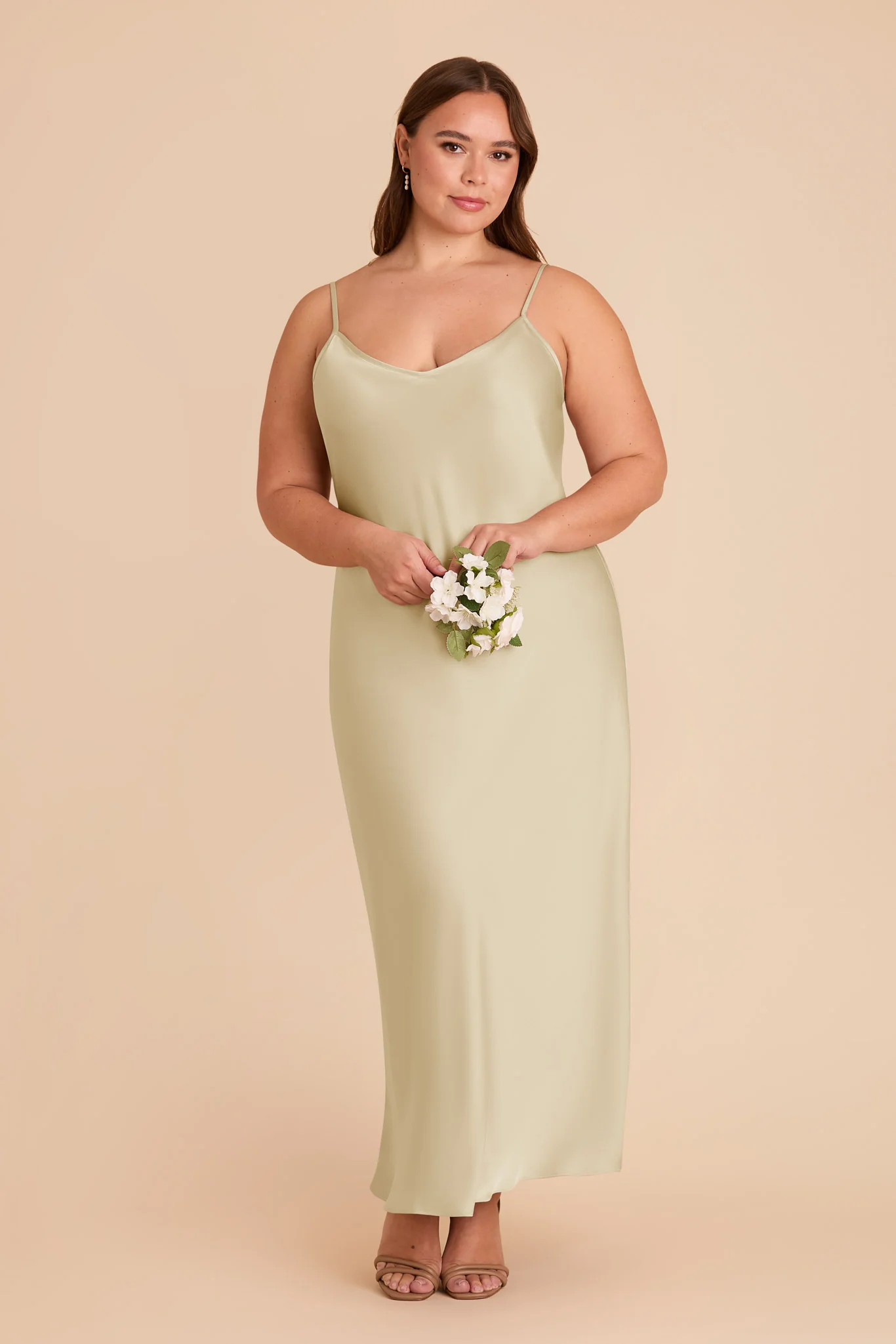 Alice Matte Satin Dress - Prosecco - Image 6