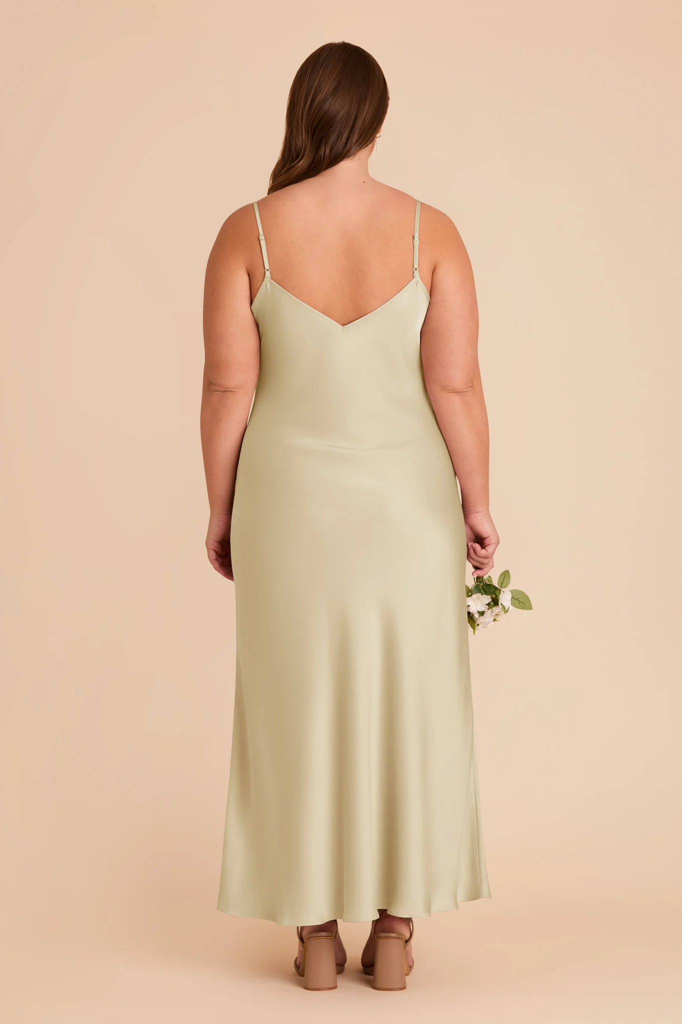 Alice Matte Satin Dress - Prosecco - Image 8