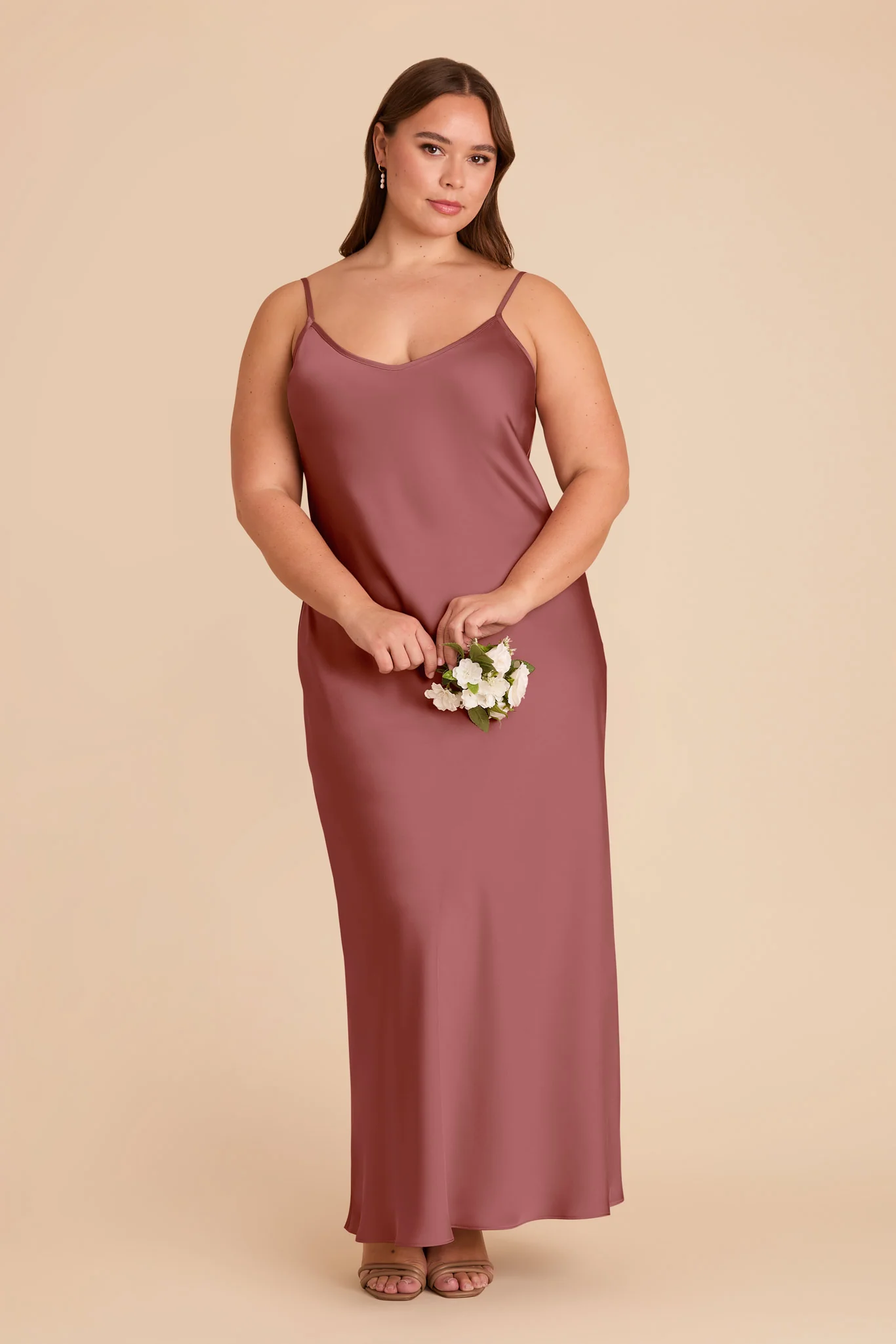 Alice Matte Satin Dress - Wild Rose - Image 2
