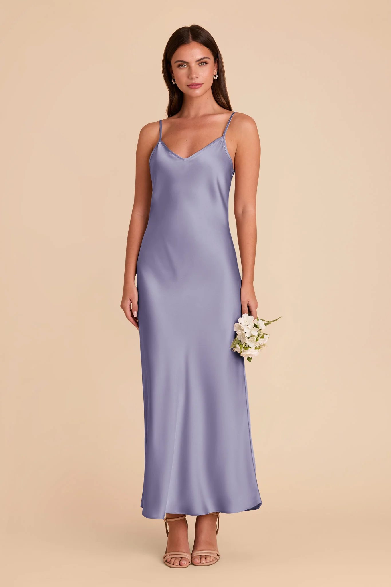 Alice Matte Satin Dress - Wisteria - Image 3