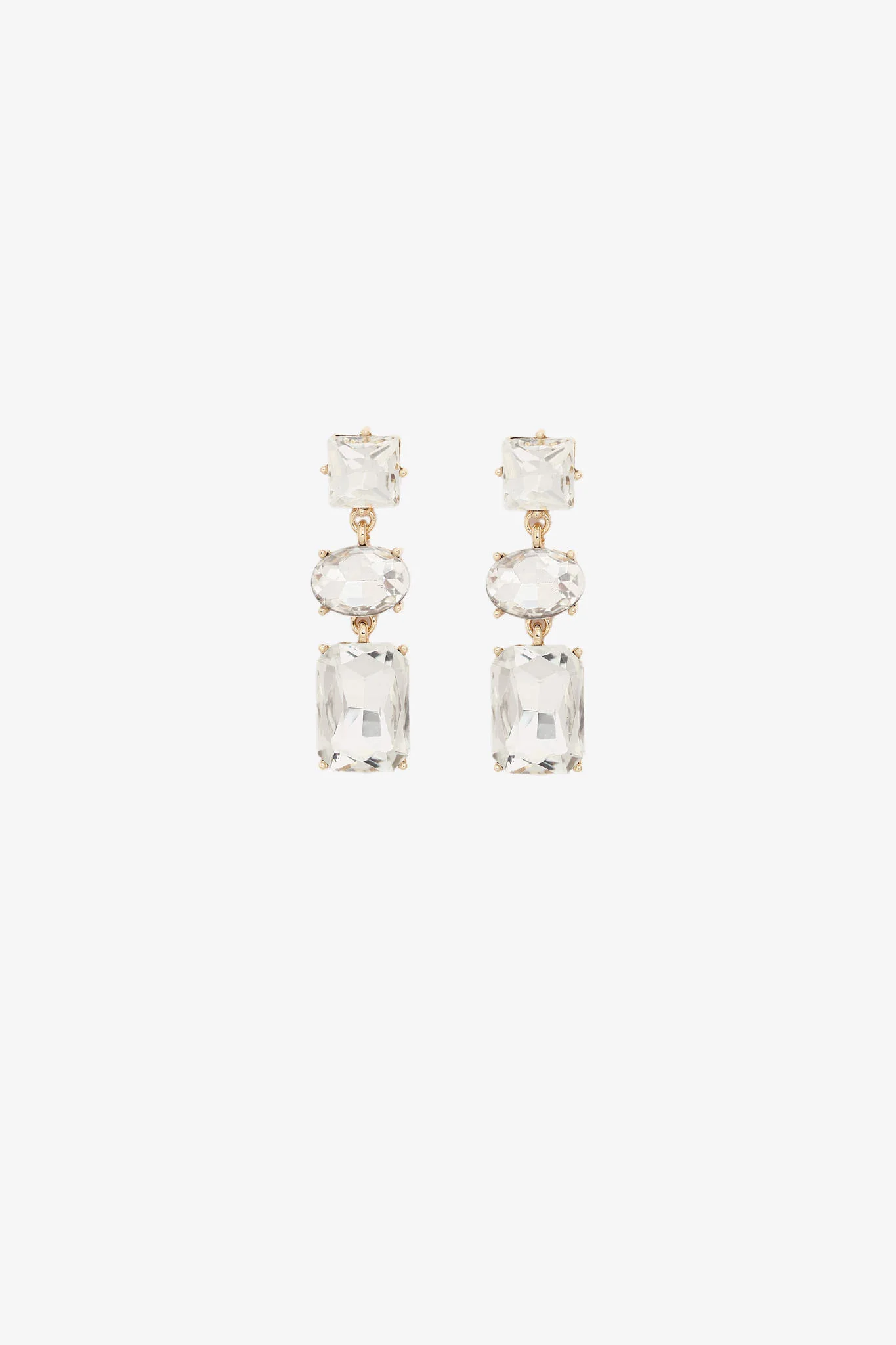 Allie Earrings - Clear