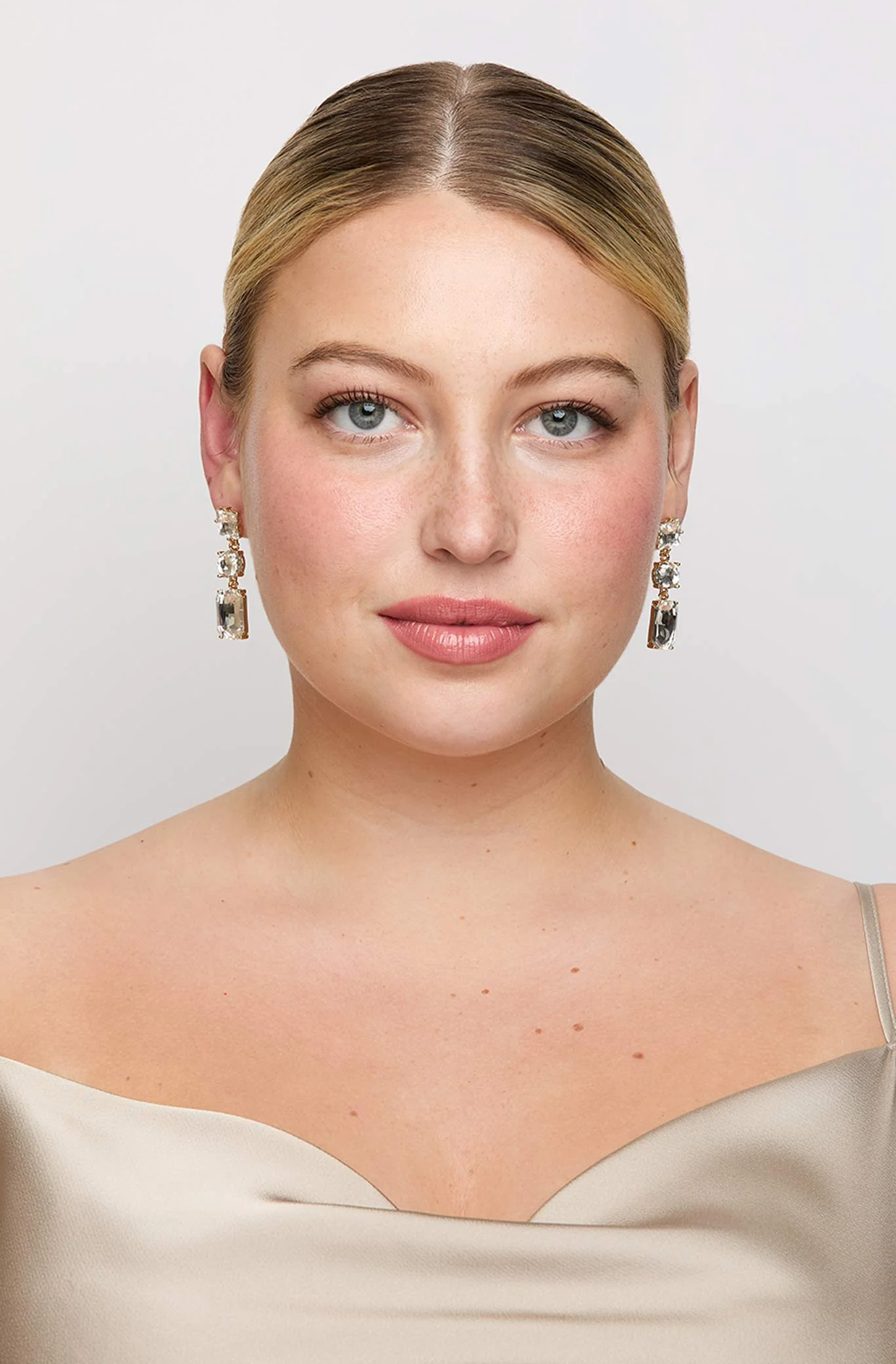Allie Earrings - Clear - Image 3