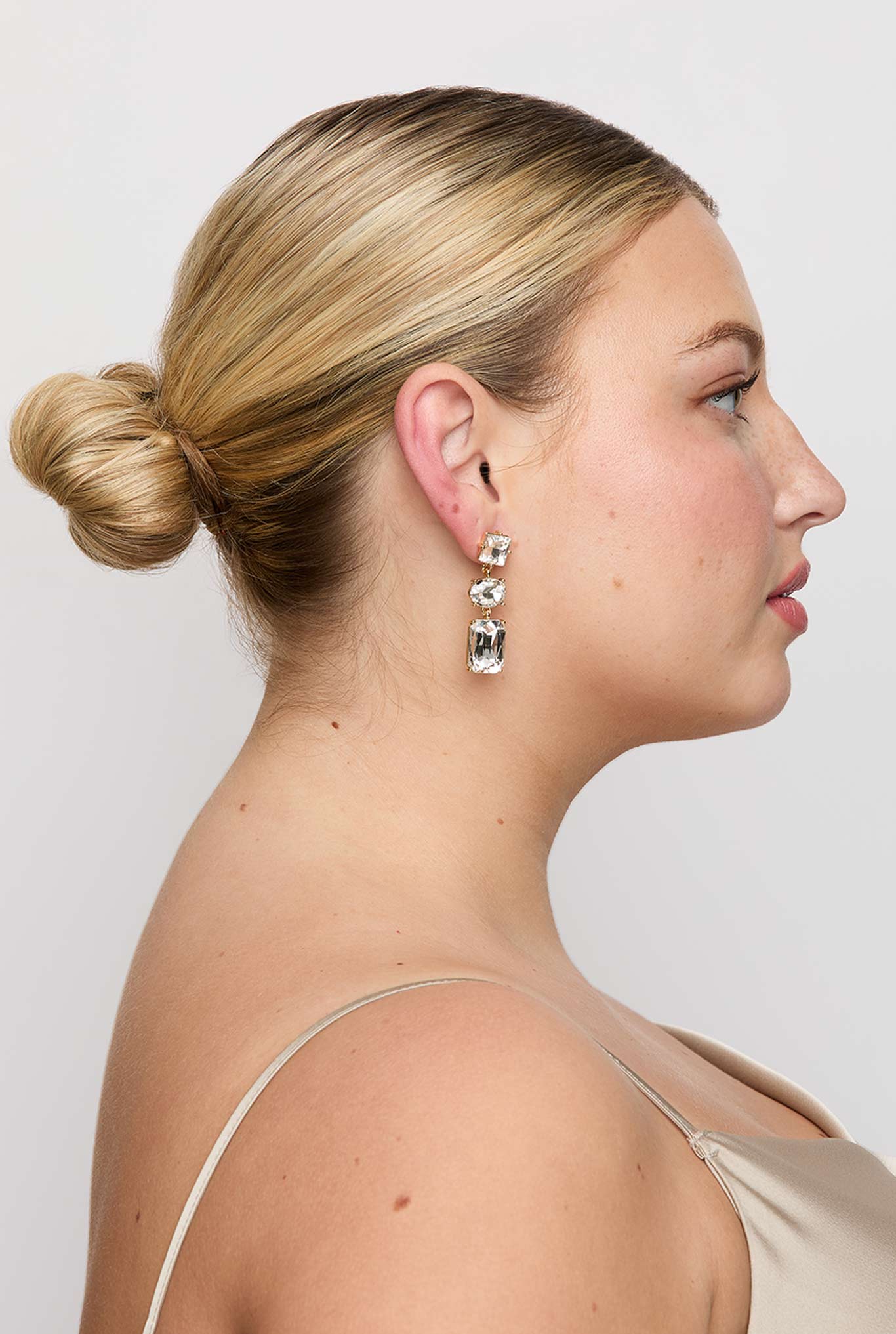 Allie Earrings - Clear - Image 4