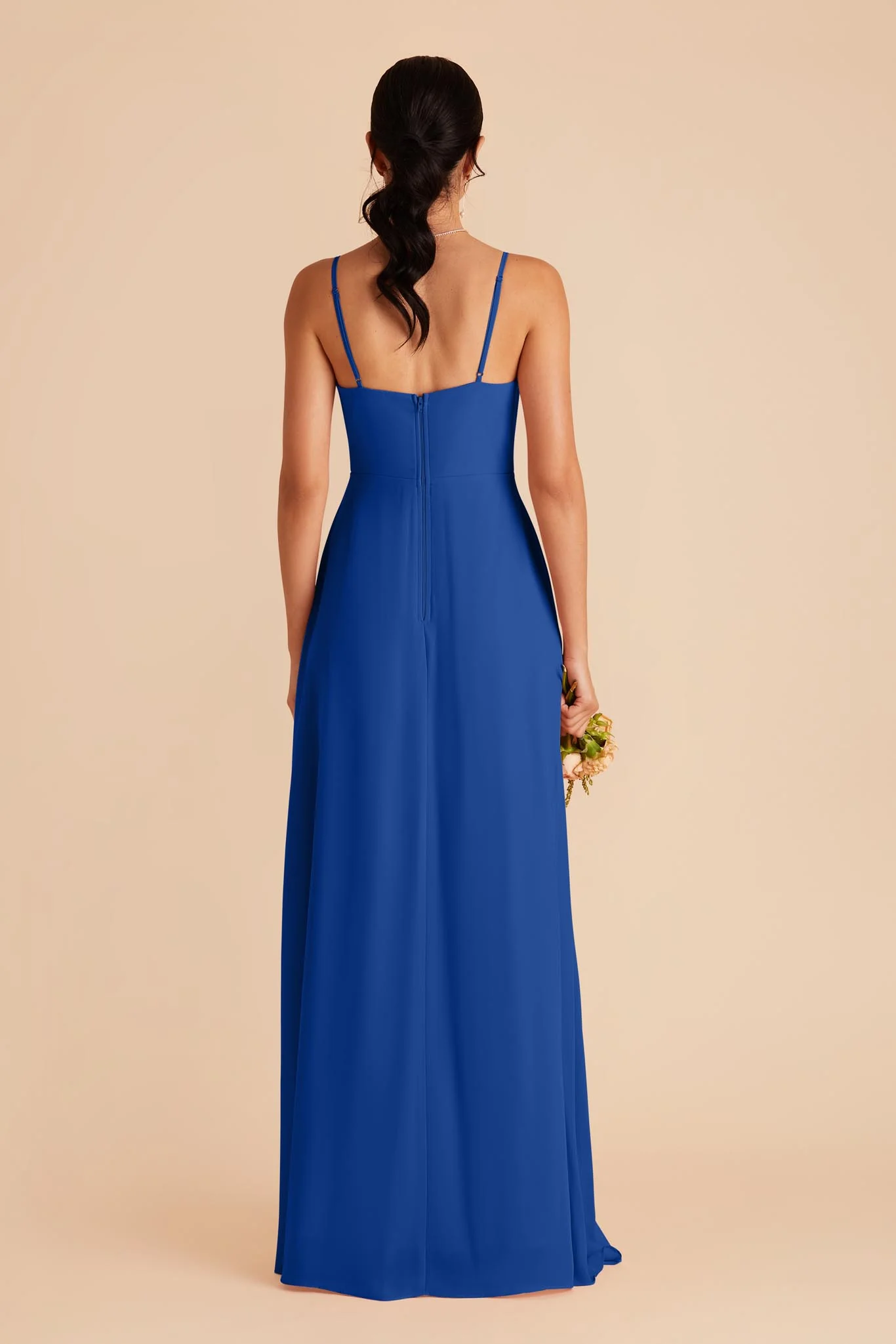Amy Chiffon Dress - Cobalt Blue - Image 5
