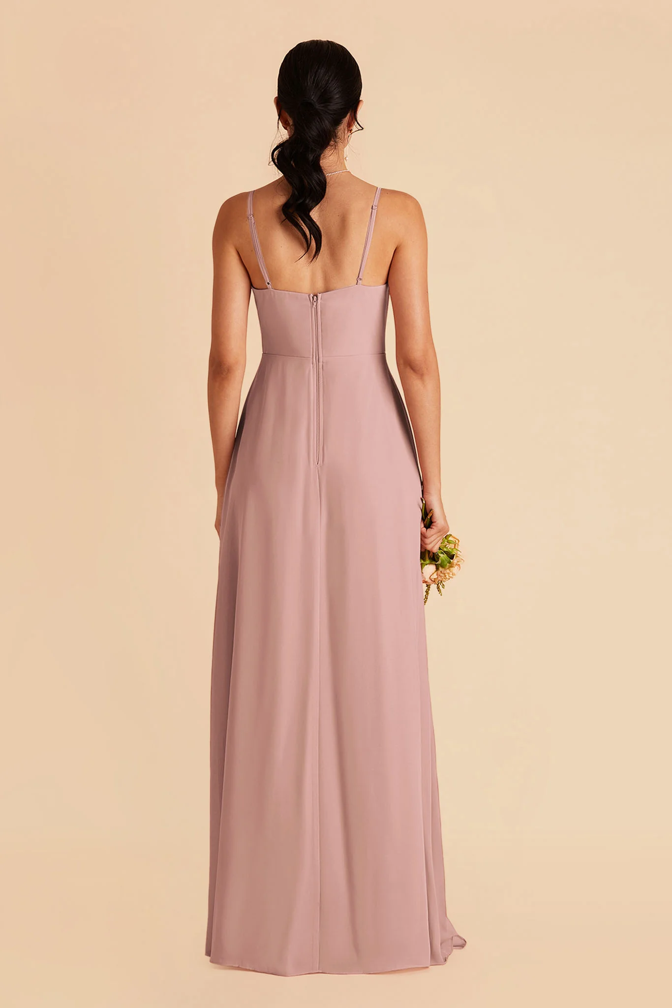 Amy Chiffon Dress - English Rose - Image 5