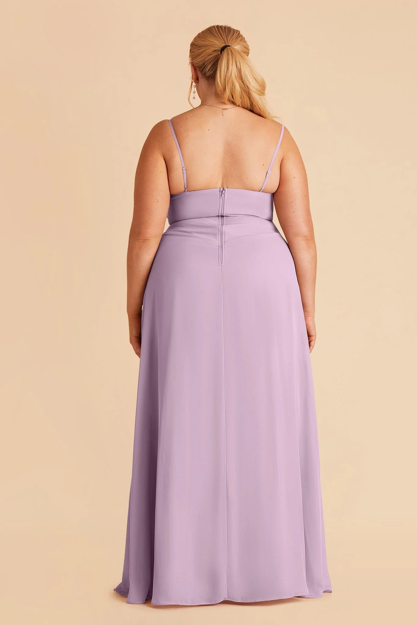 Amy Chiffon Dress - Lavender - Image 6