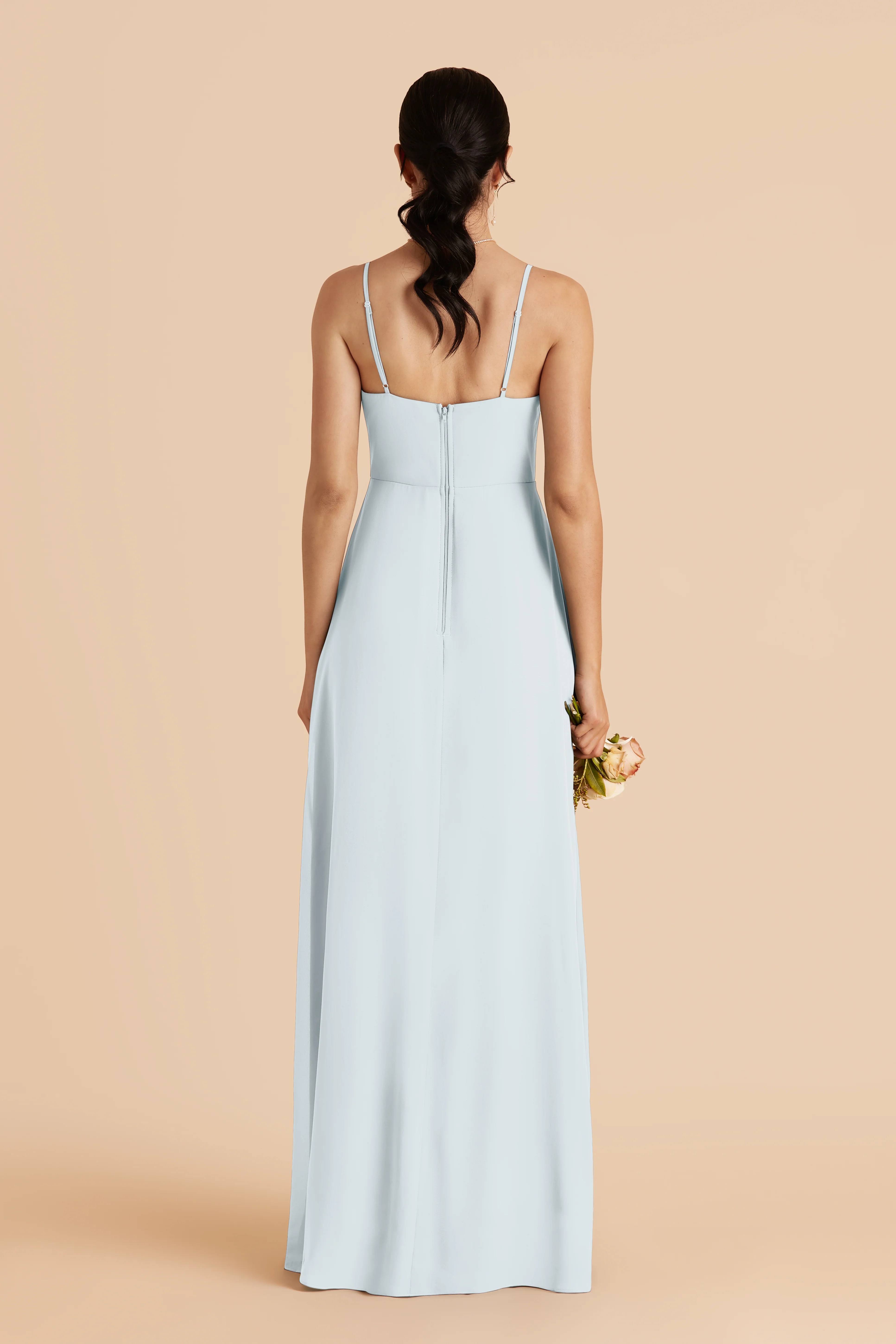 Amy Chiffon Dress - Mist Blue - Image 5