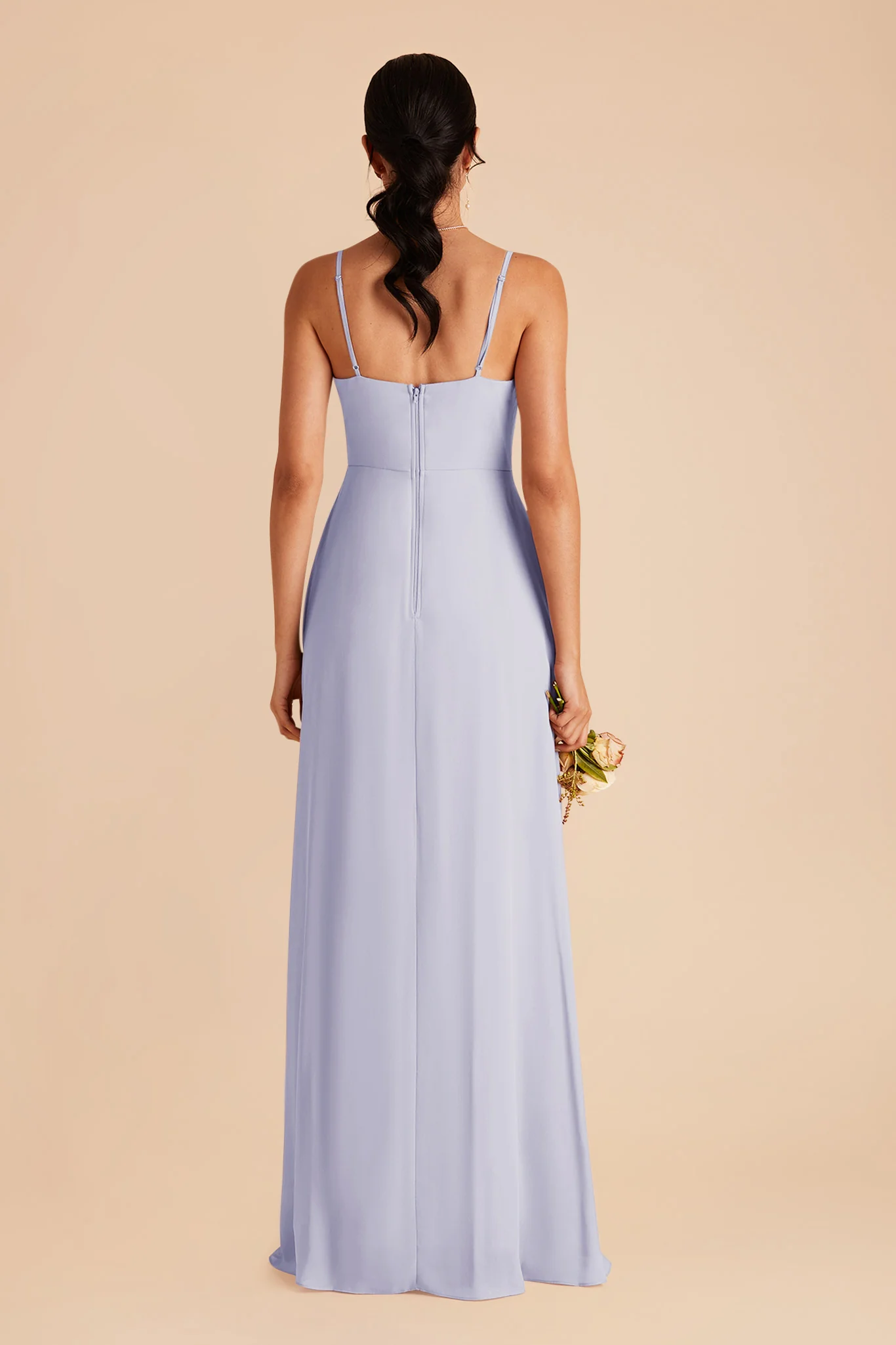 Amy Chiffon Dress - Periwinkle Blue - Image 5