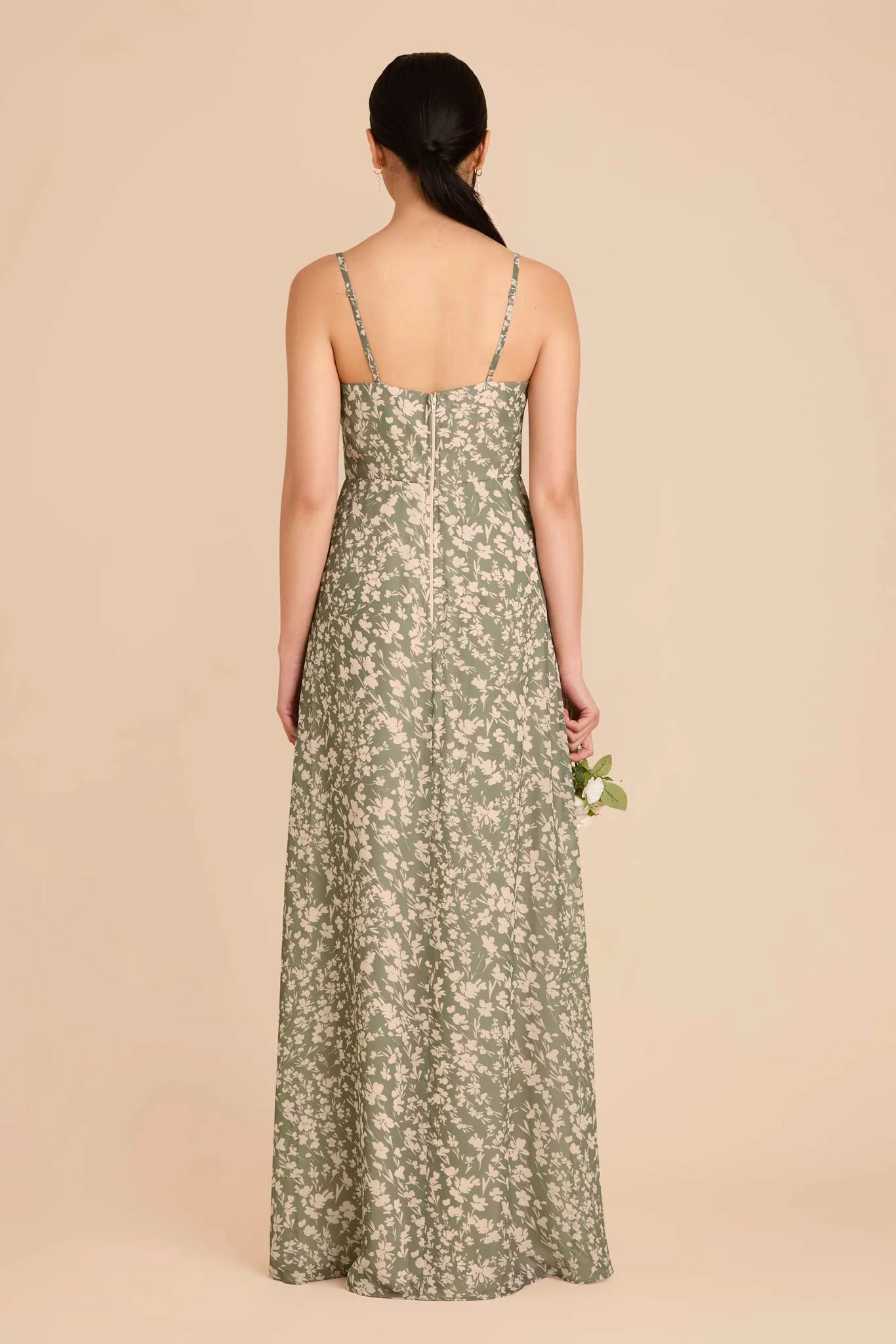 Amy Chiffon Dress - Thyme Dreamy Floral - Image 4