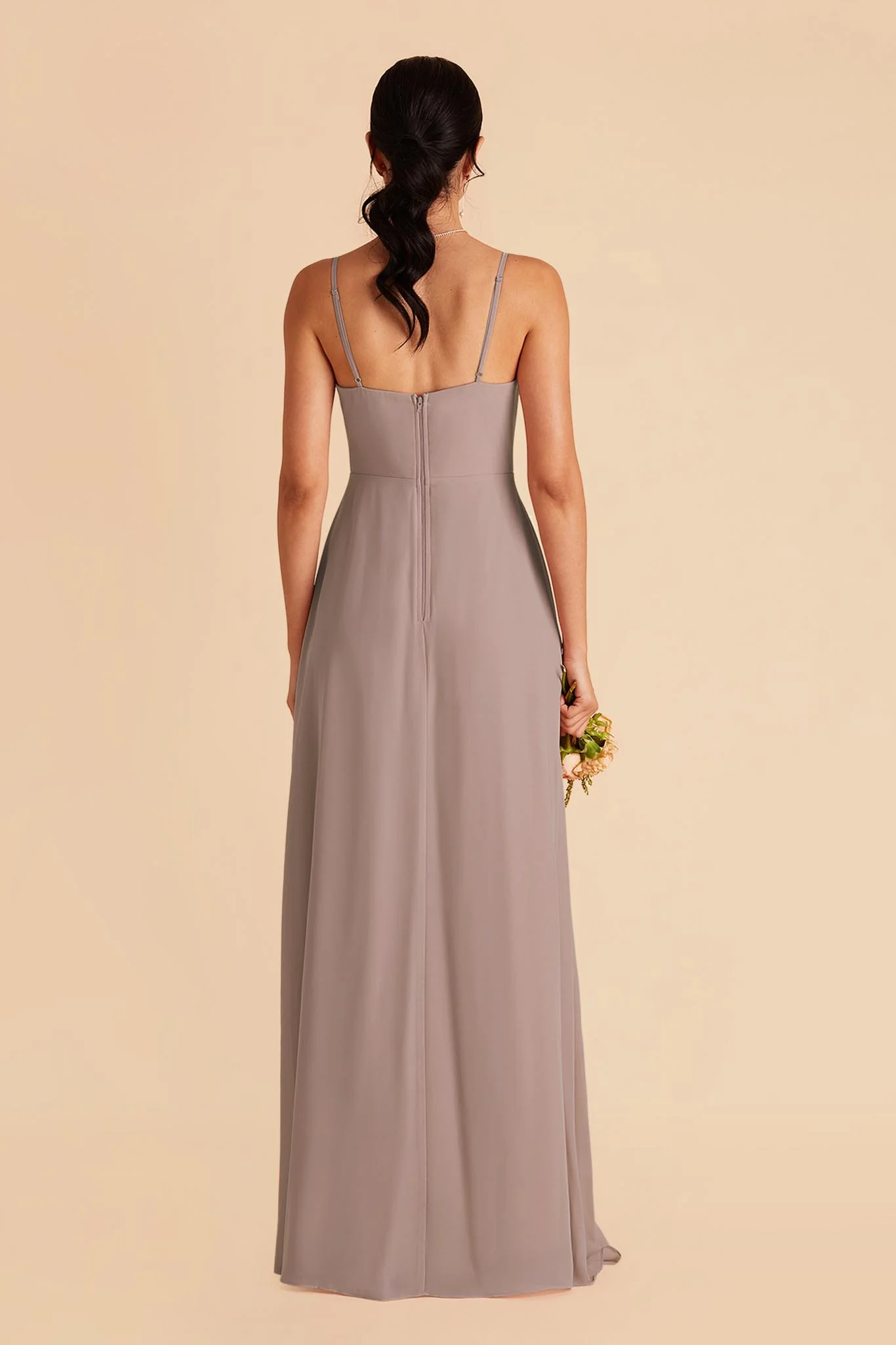 Amy Chiffon Dress - Toffee - Image 5