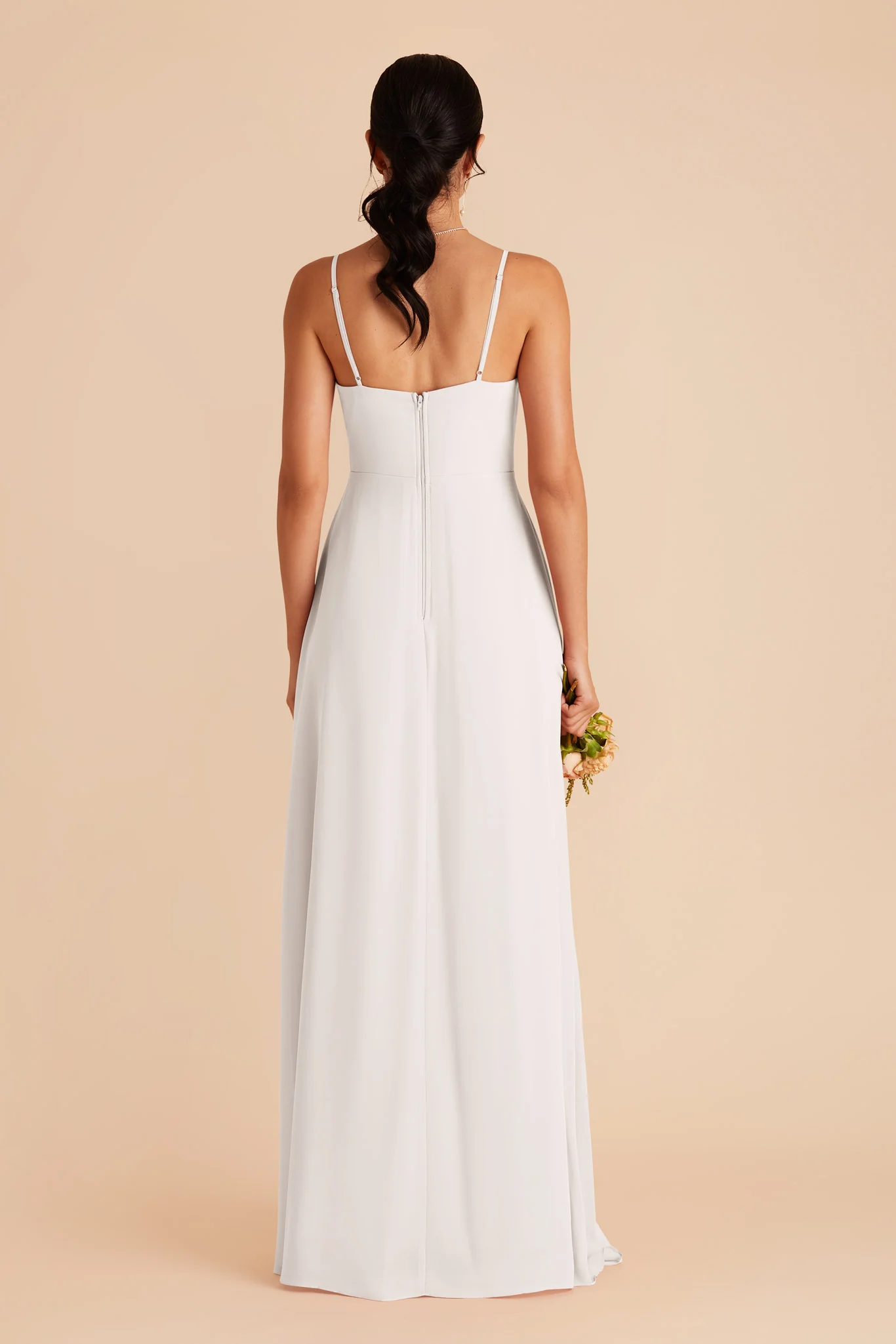 Amy Chiffon Dress - White - Image 5