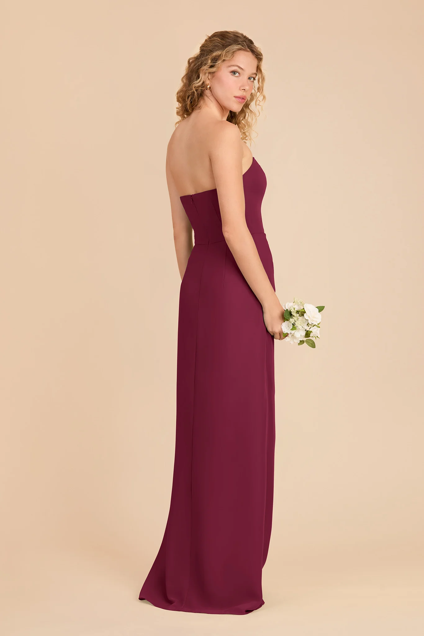 Anne Chiffon Dress - Berry - Image 4