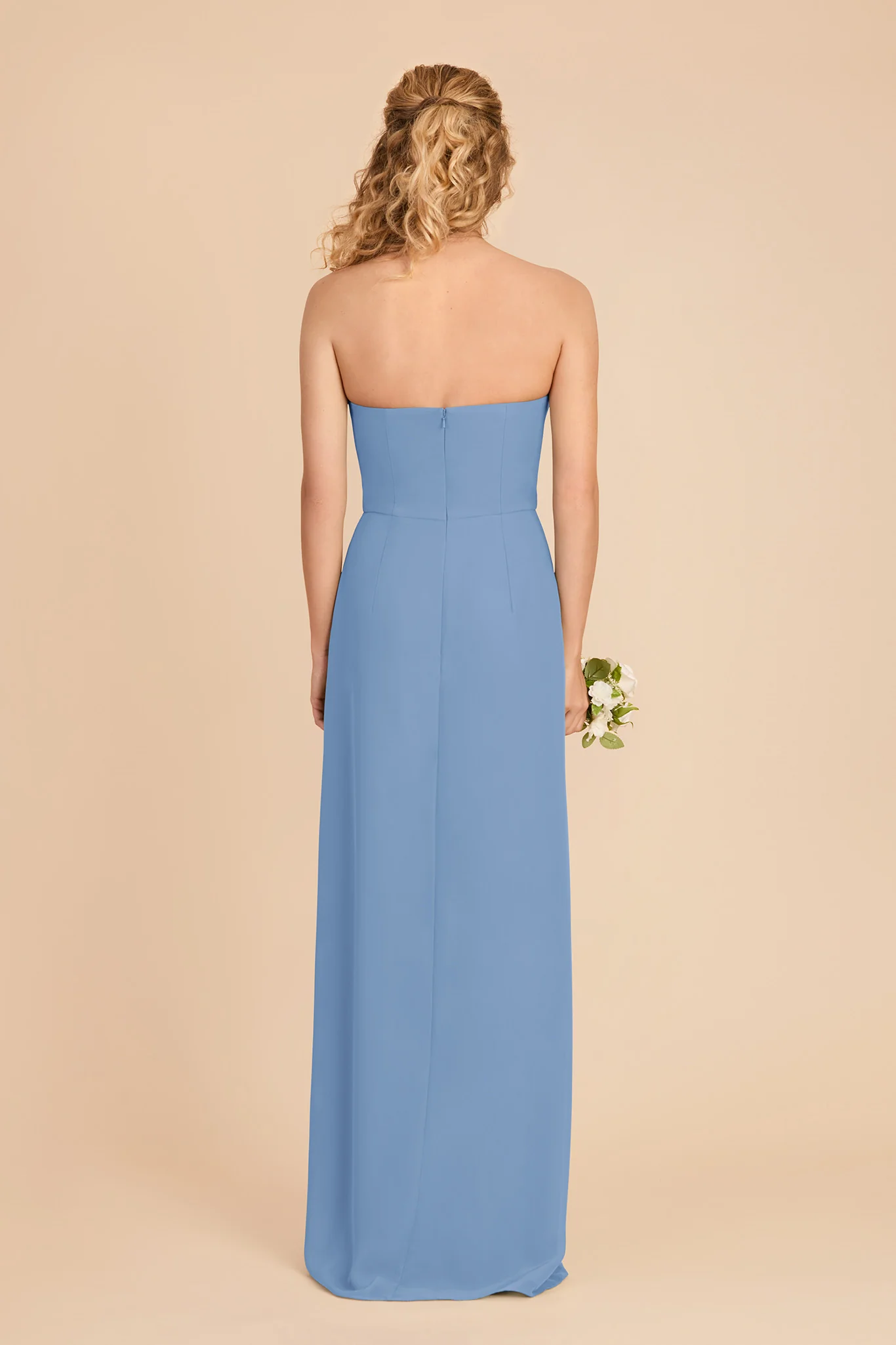 Anne Chiffon Dress - Bluebell - Image 5