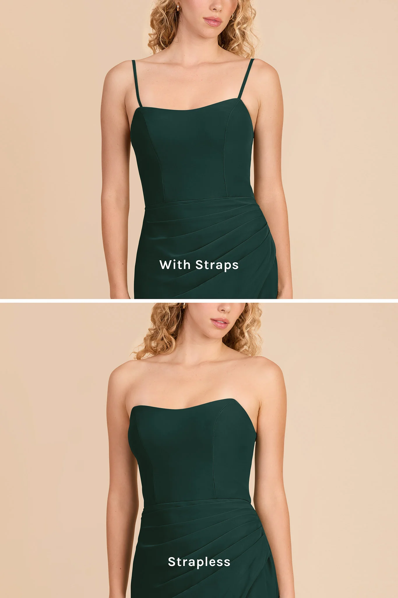 Anne Chiffon Dress - Emerald - Image 6