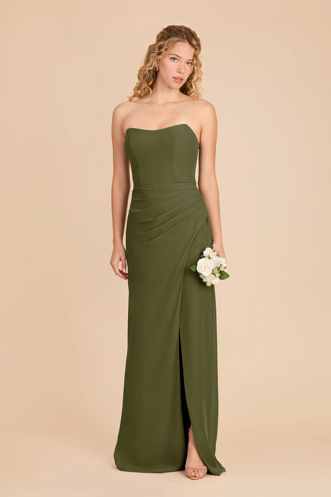 Anne Chiffon Dress - Martini