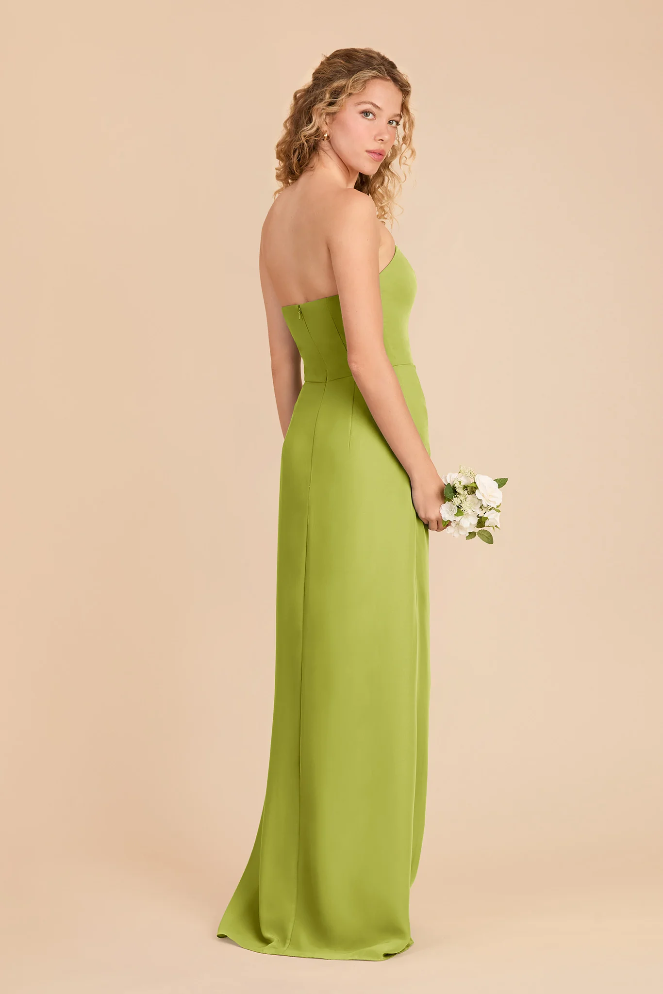 Anne Chiffon Dress - Matcha - Image 4