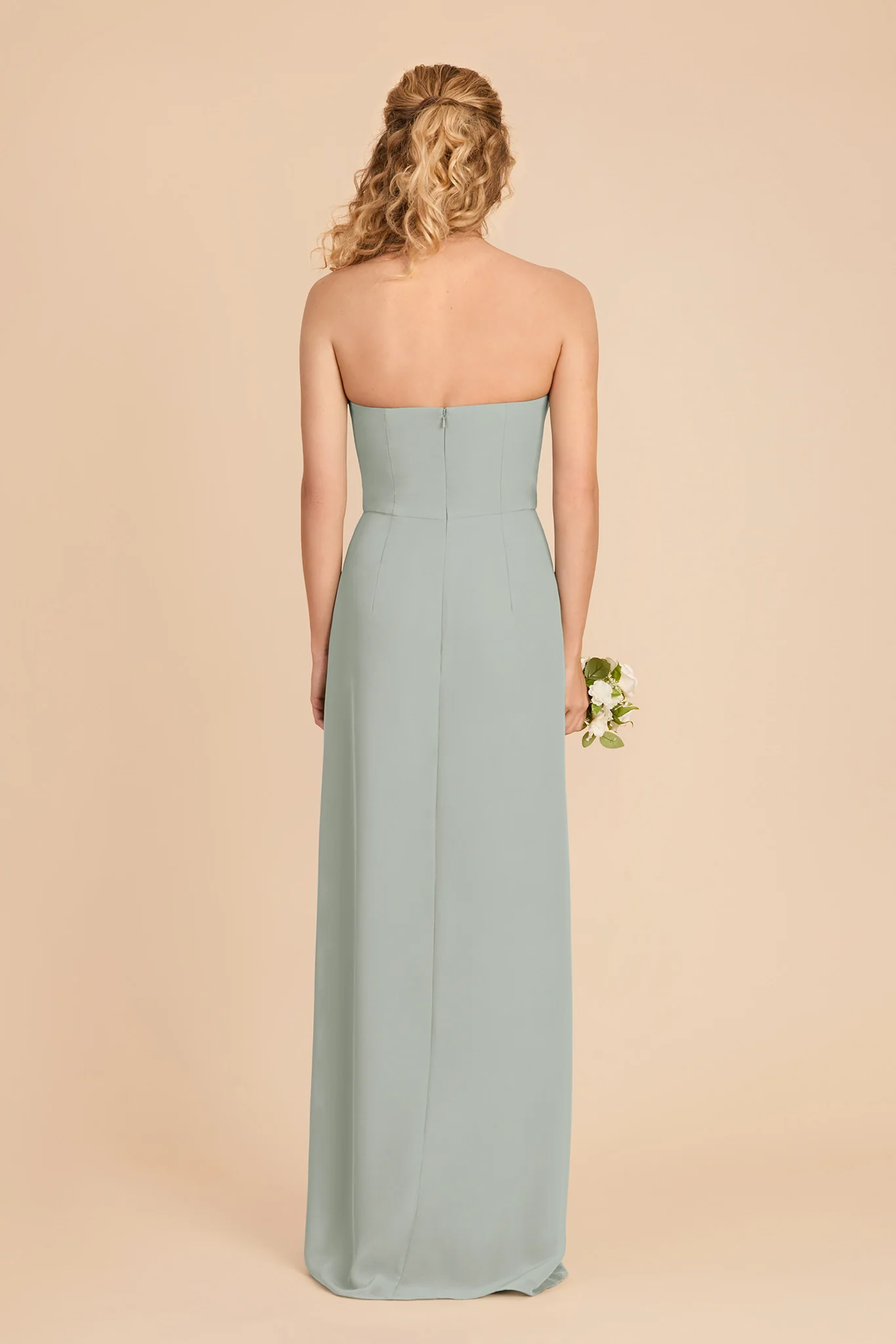 Anne Chiffon Dress - Sage - Image 5