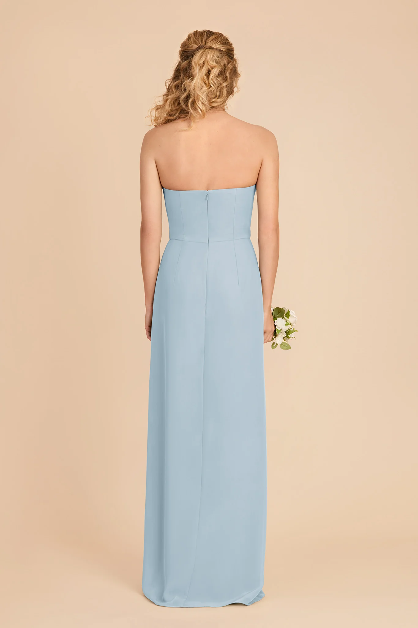 Anne Chiffon Dress - Sky Blue - Image 5