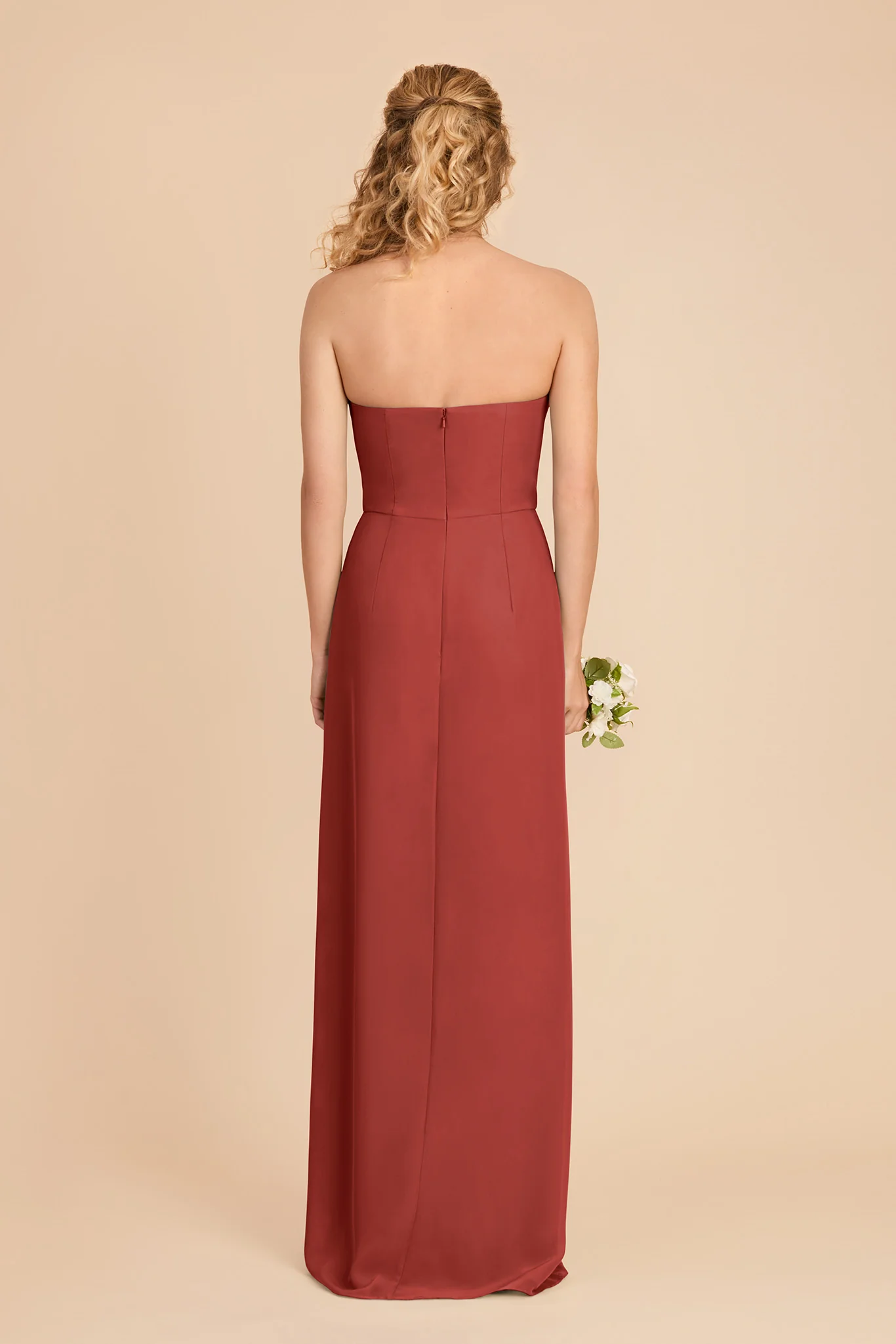 Anne Chiffon Dress - Spice - Image 5