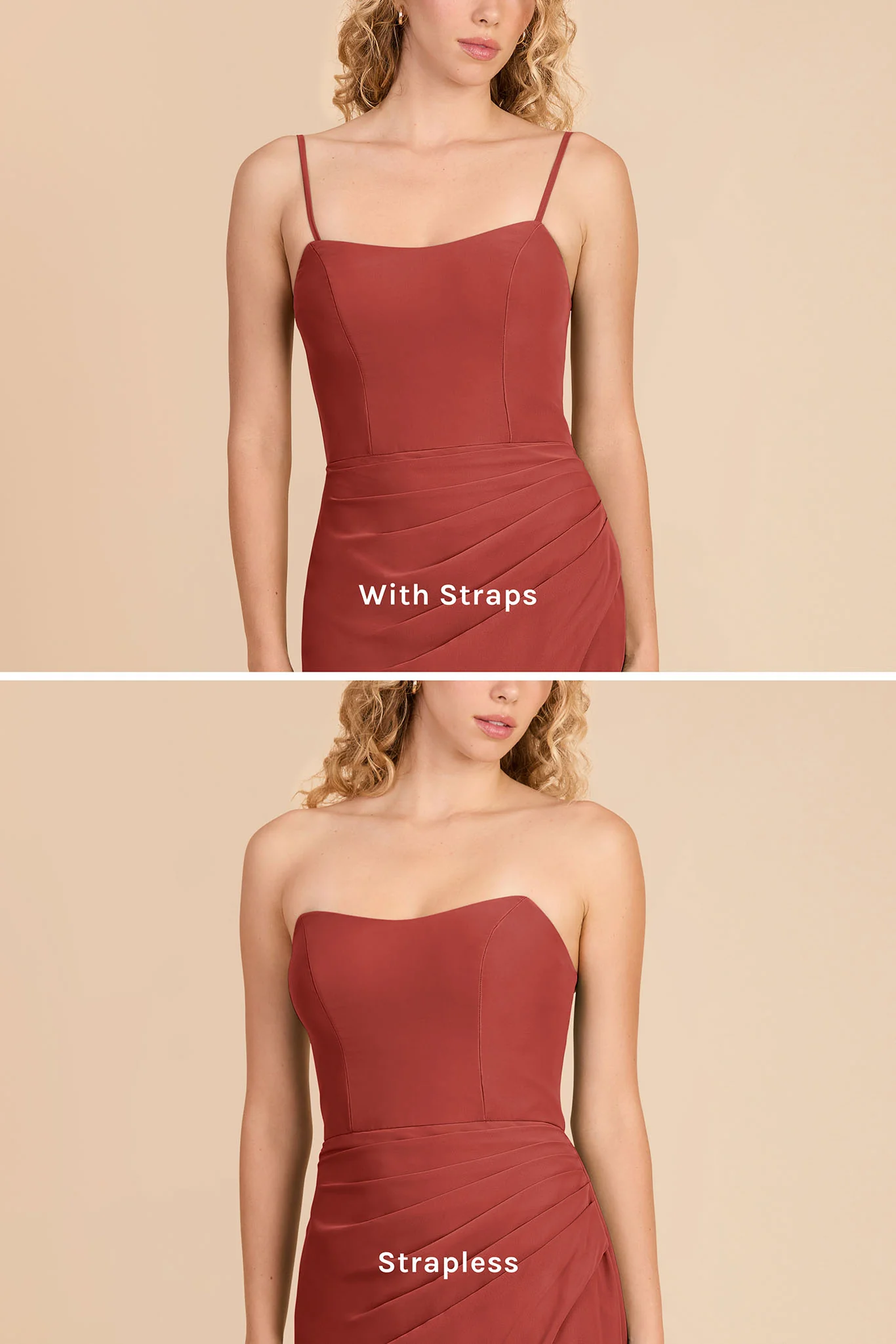 Anne Chiffon Dress - Spice - Image 6
