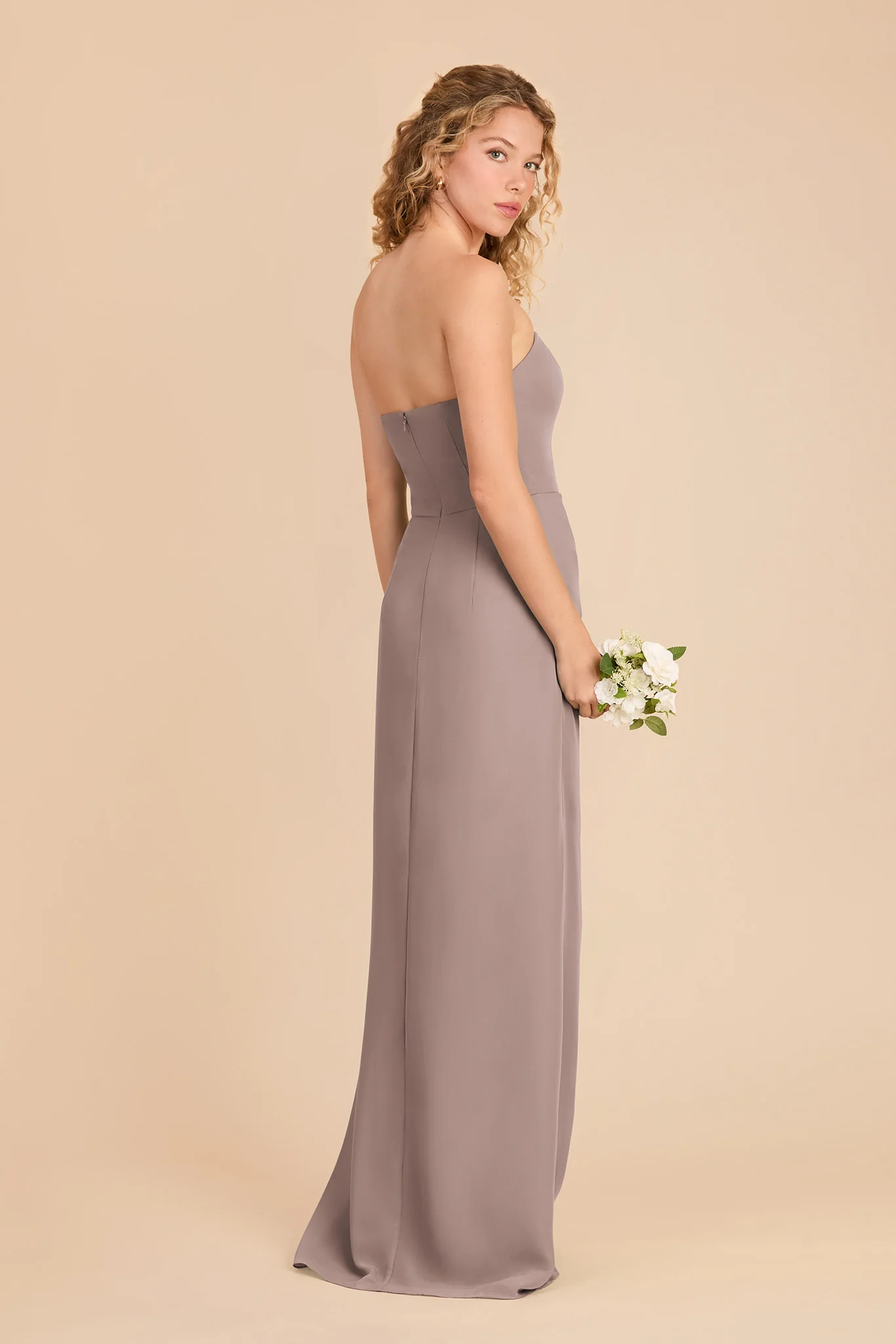 Anne Chiffon Dress - Toffee - Image 4