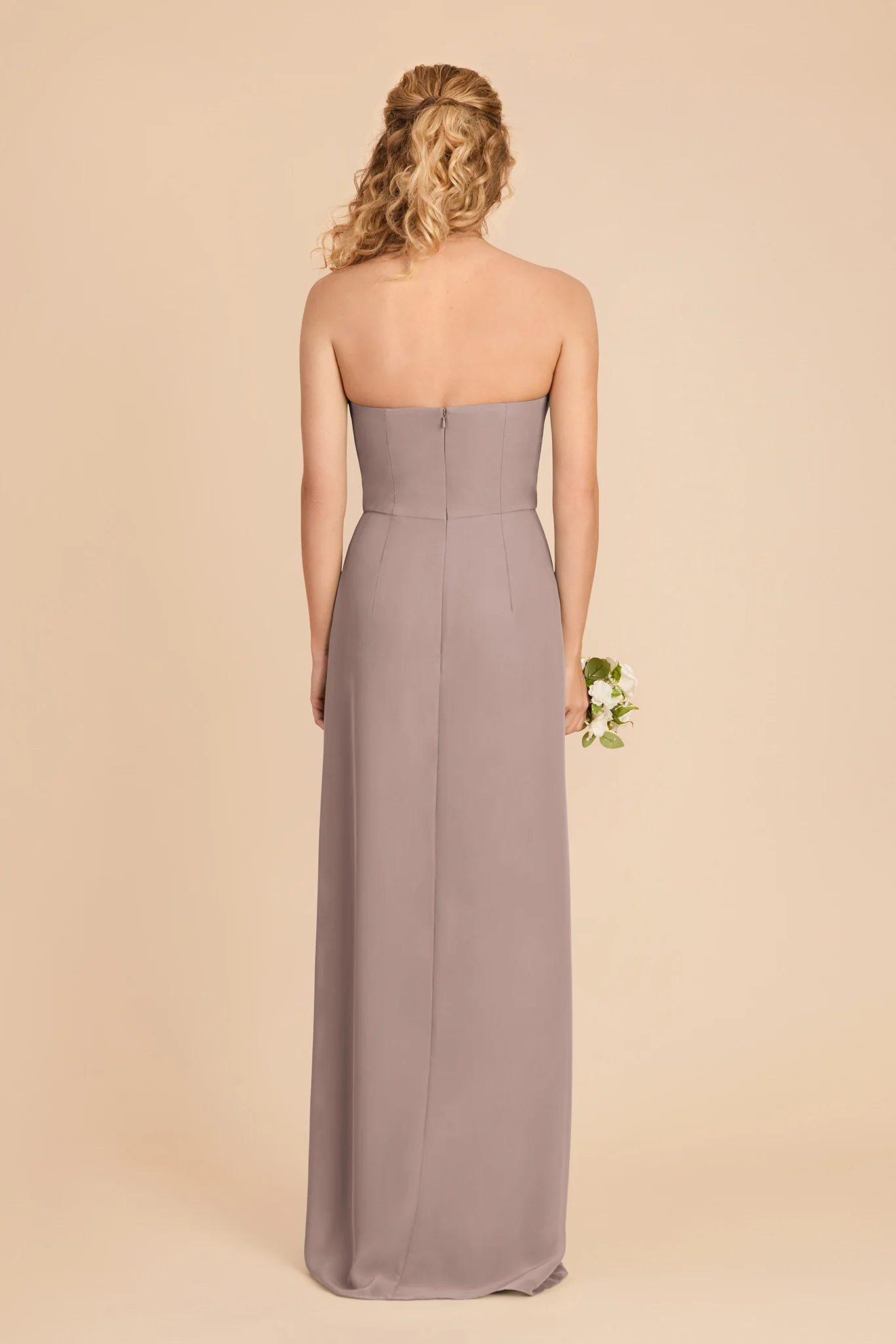 Anne Chiffon Dress - Toffee - Image 5
