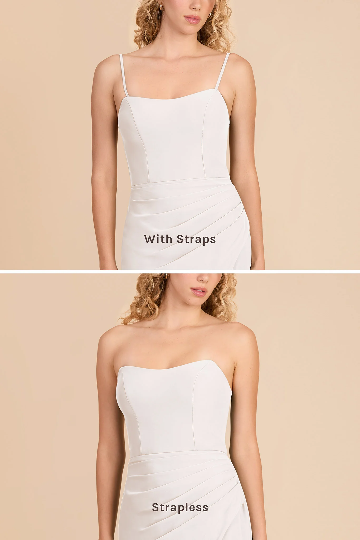 Anne Chiffon Dress - White - Image 6