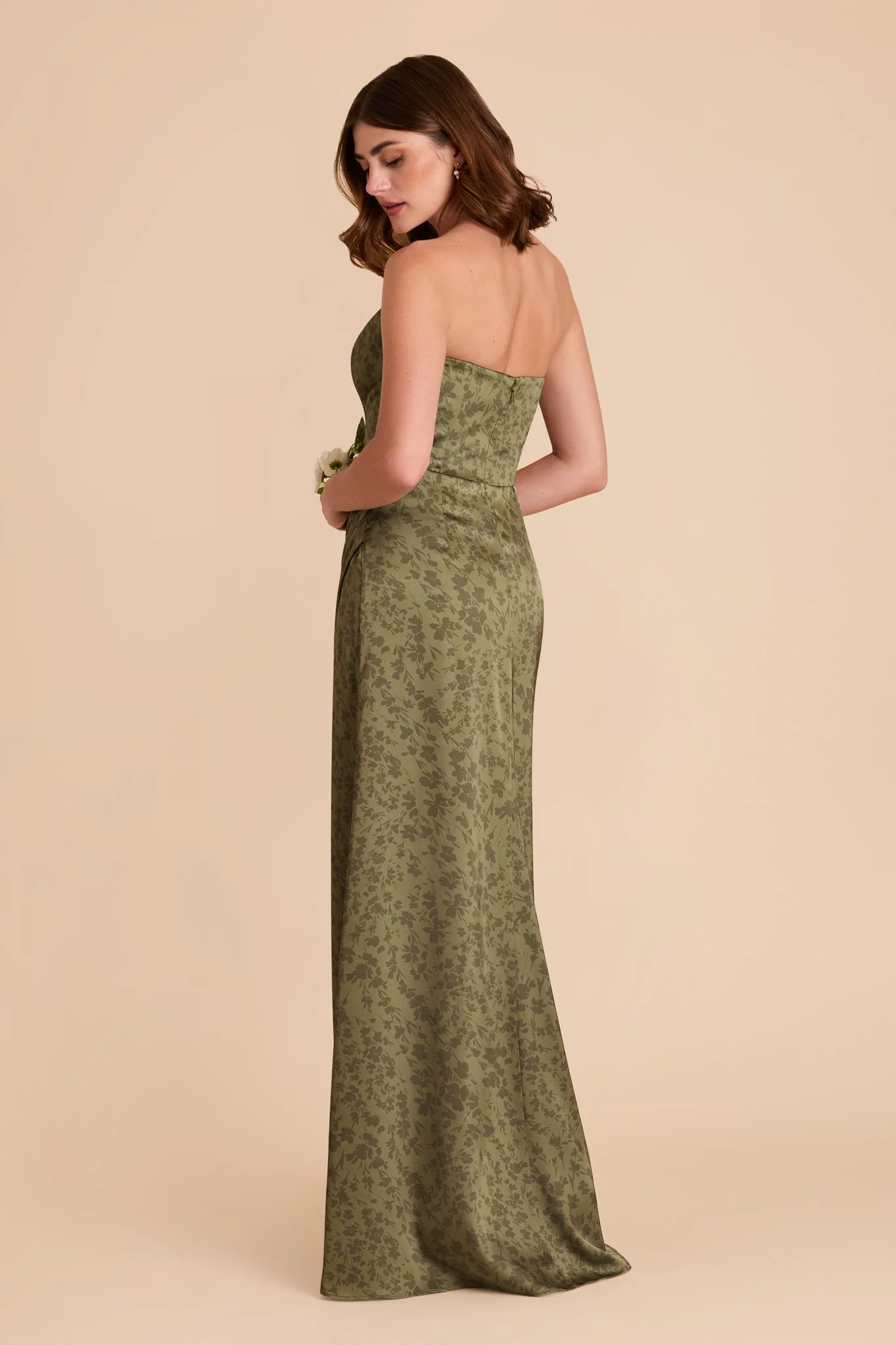 Anne Matte Satin Dress - Bright Martini Dreamy Floral - Image 4