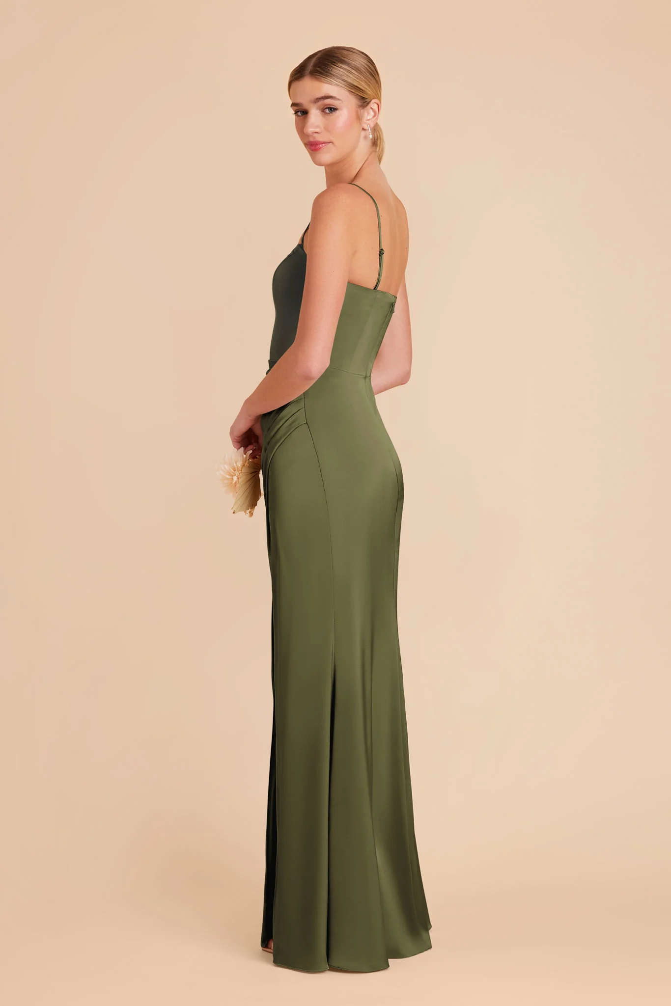 Anne Matte Satin Dress - Martini - Image 6