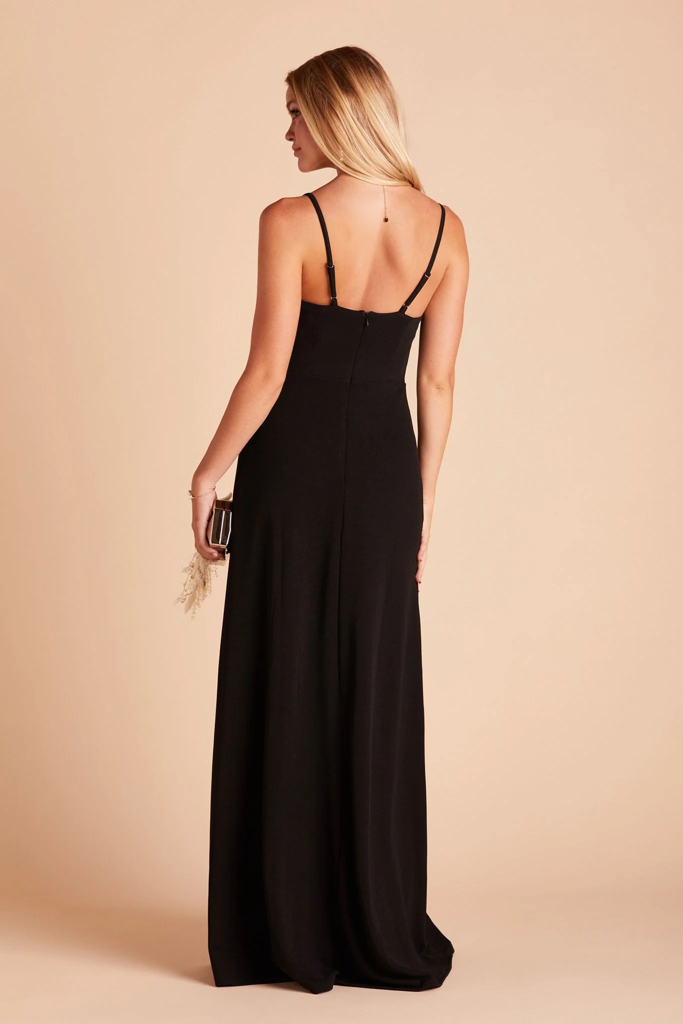 Ash Crepe Dress - Black - Image 11