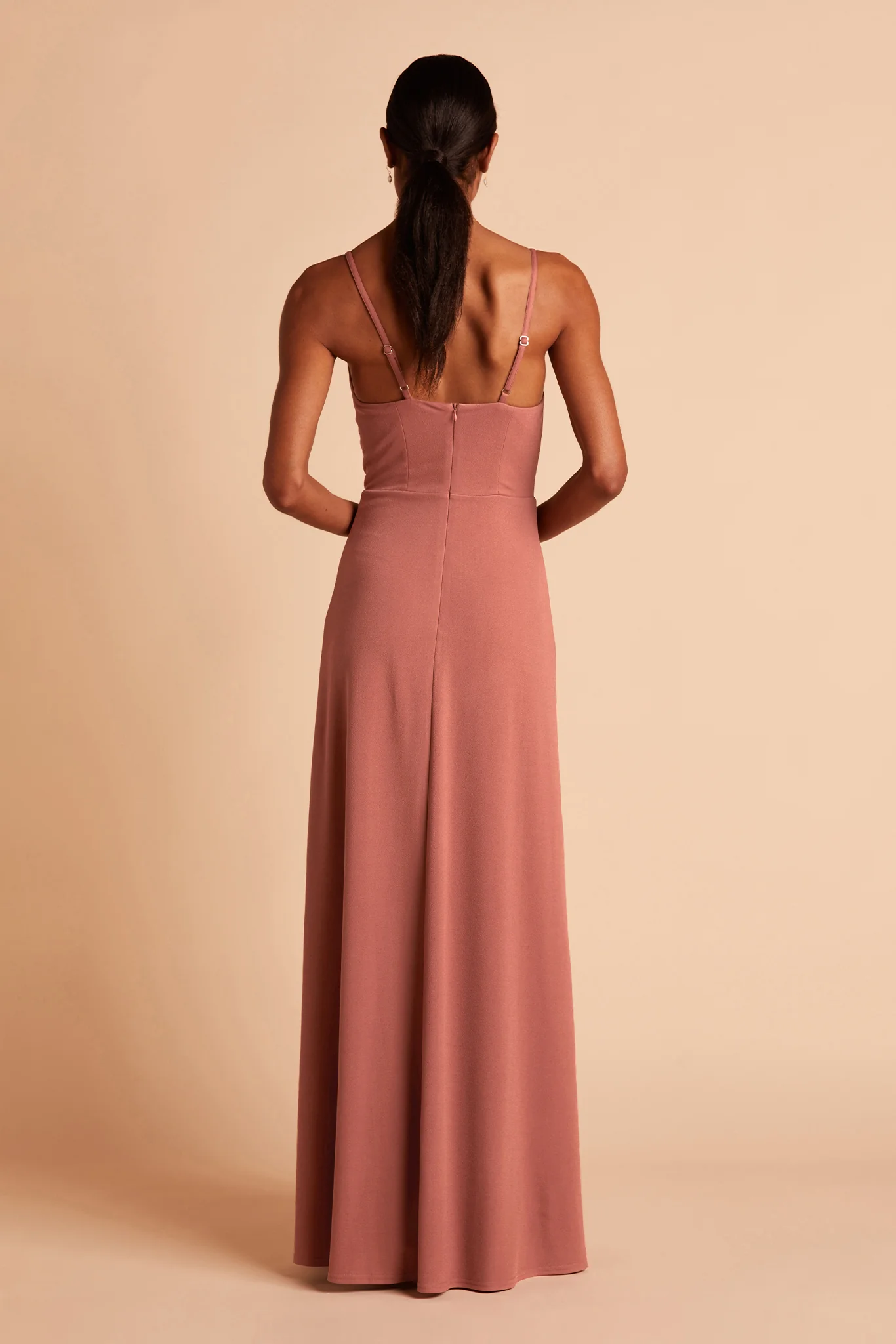 Ash Crepe Dress - Desert Rose - Image 5