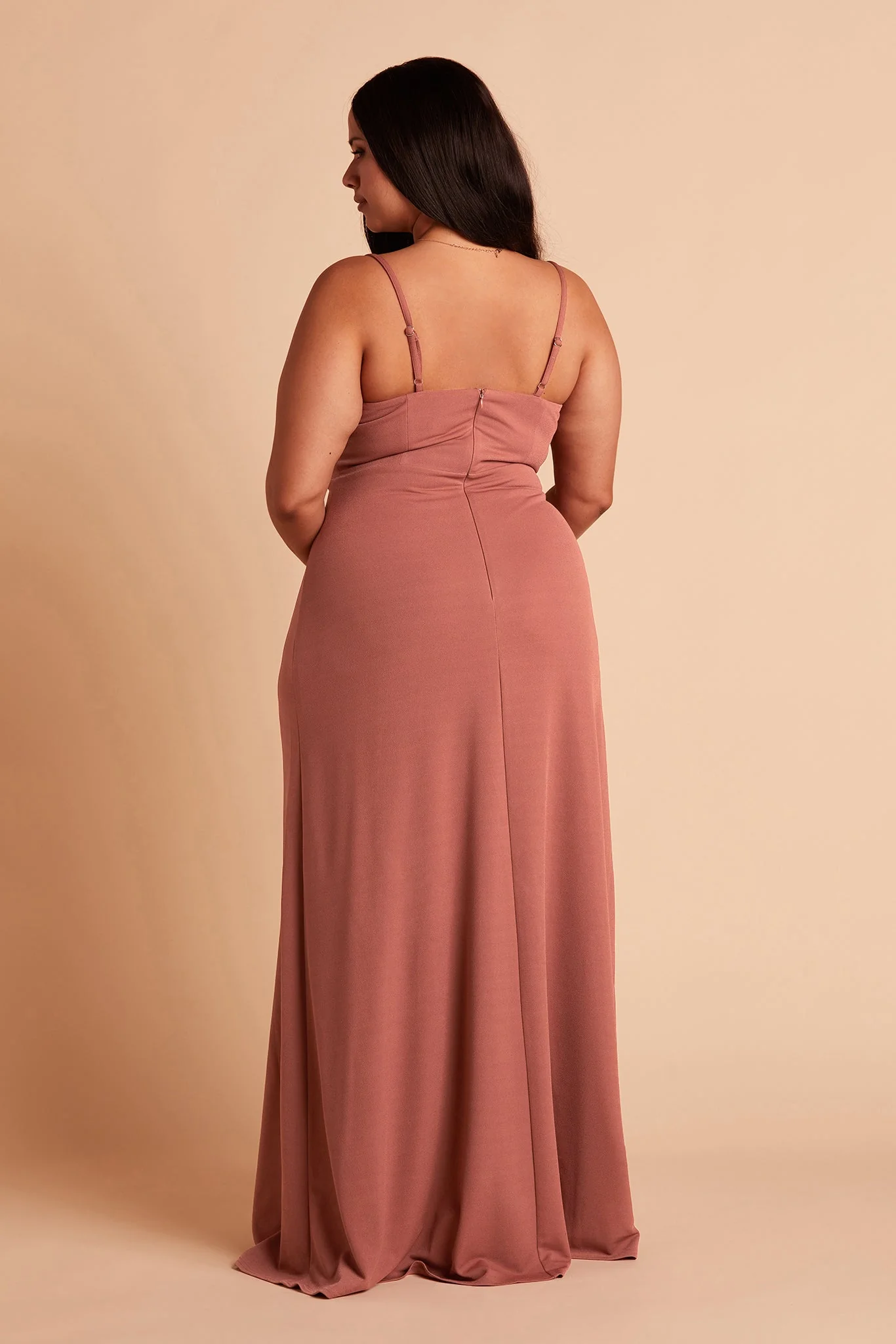 Ash Crepe Dress - Desert Rose - Image 9