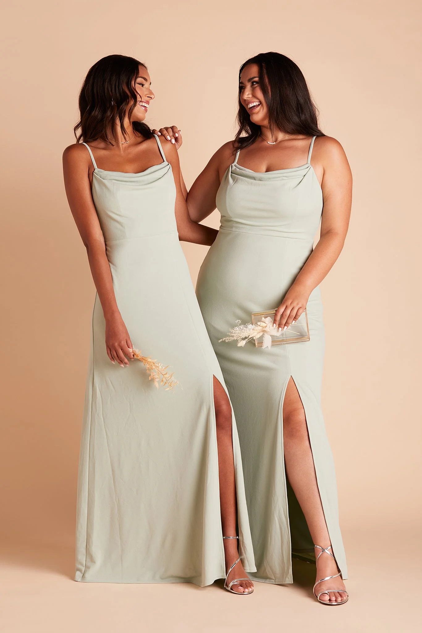 Ash Crepe Dress - Sage - Image 15