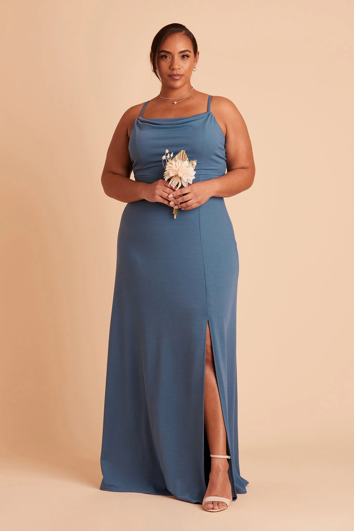 Ash Crepe Dress - Twilight - Image 11