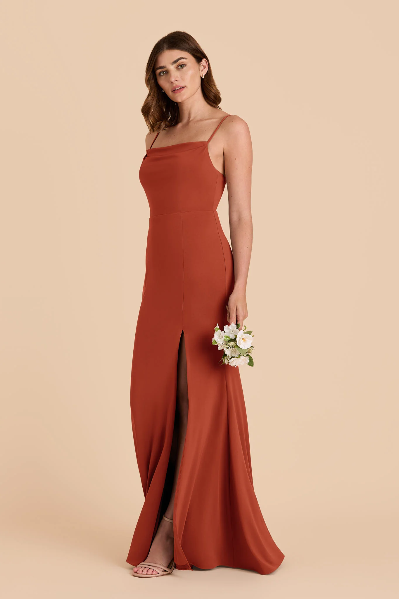 Ash Luxe Stretch Knit Dress - Auburn - Image 3