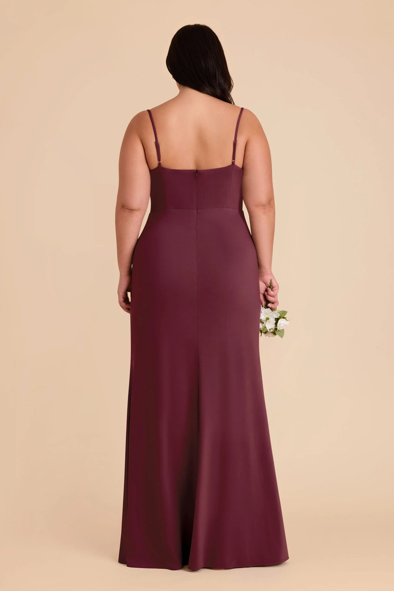 Ash Luxe Stretch Knit Dress - Cabernet - Image 10