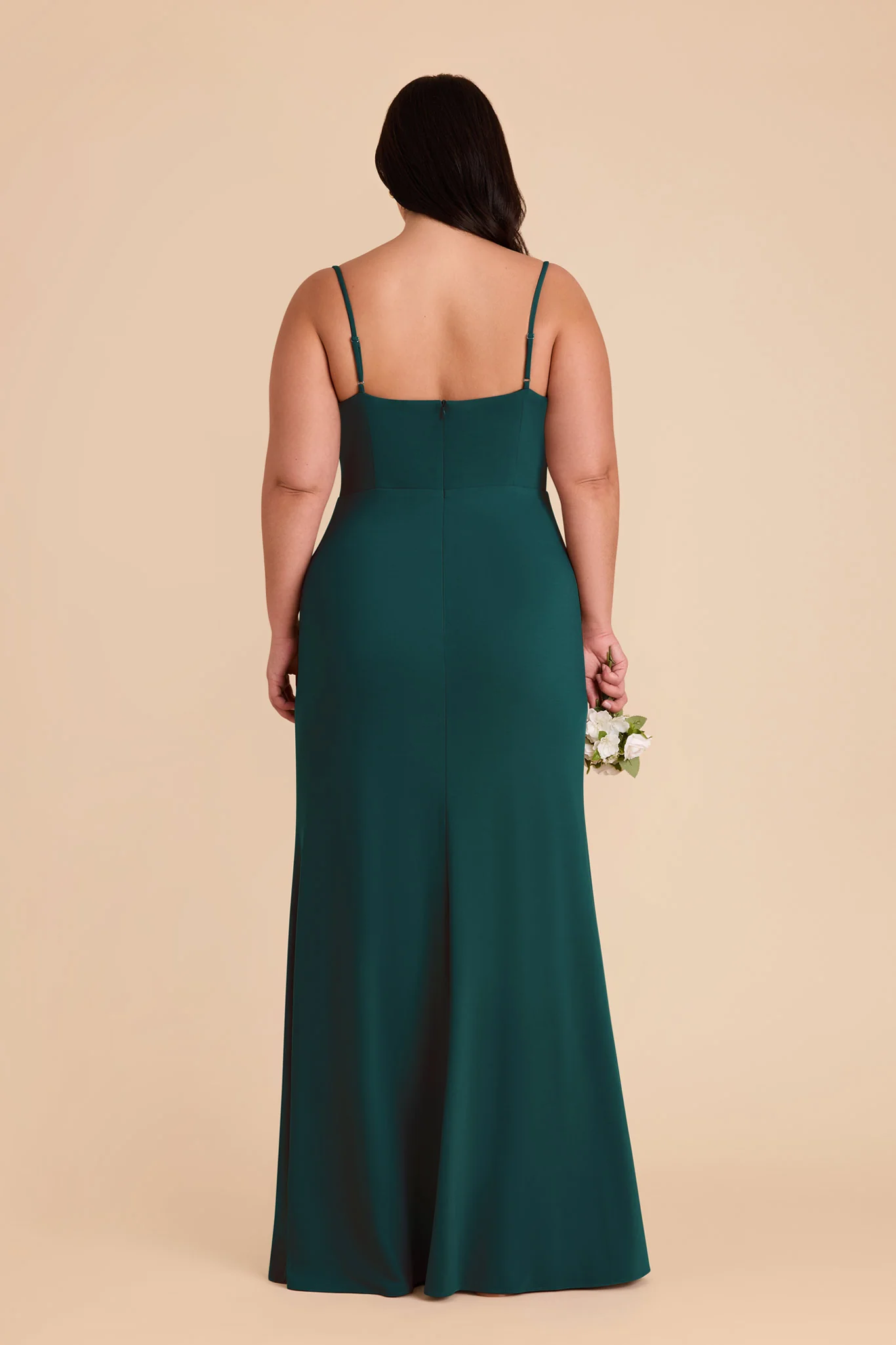 Ash Luxe Stretch Knit Dress - Emerald - Image 10