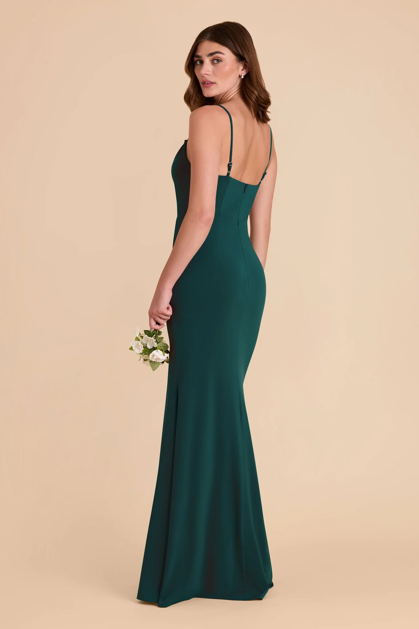 Ash Luxe Stretch Knit Dress - Emerald - Image 6