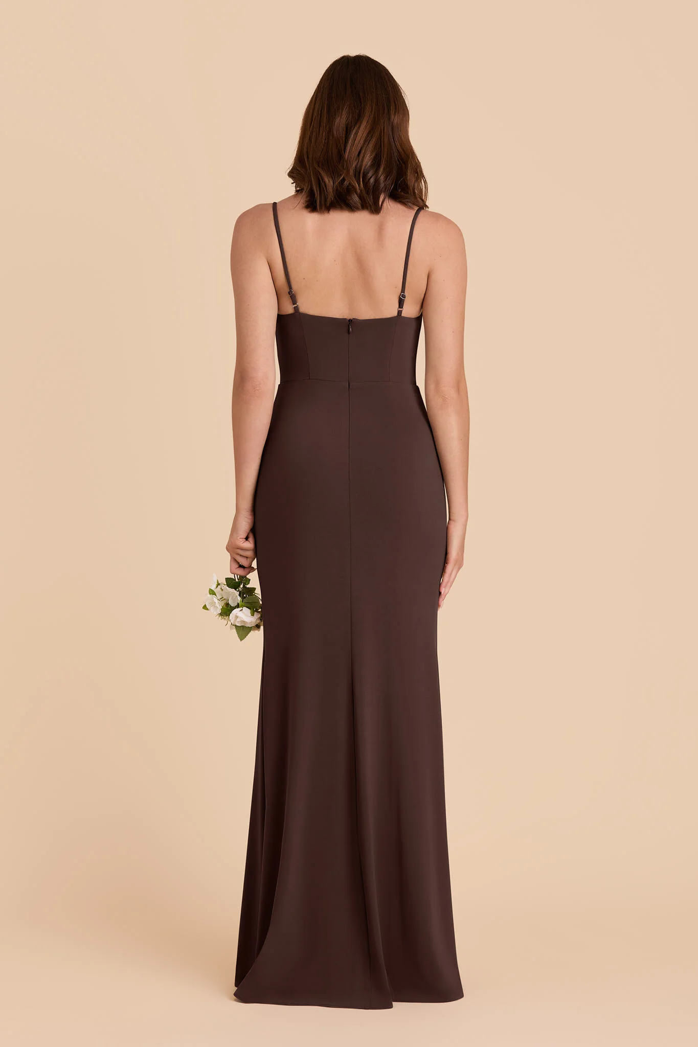 Ash Luxe Stretch Knit Dress - Espresso - Image 5
