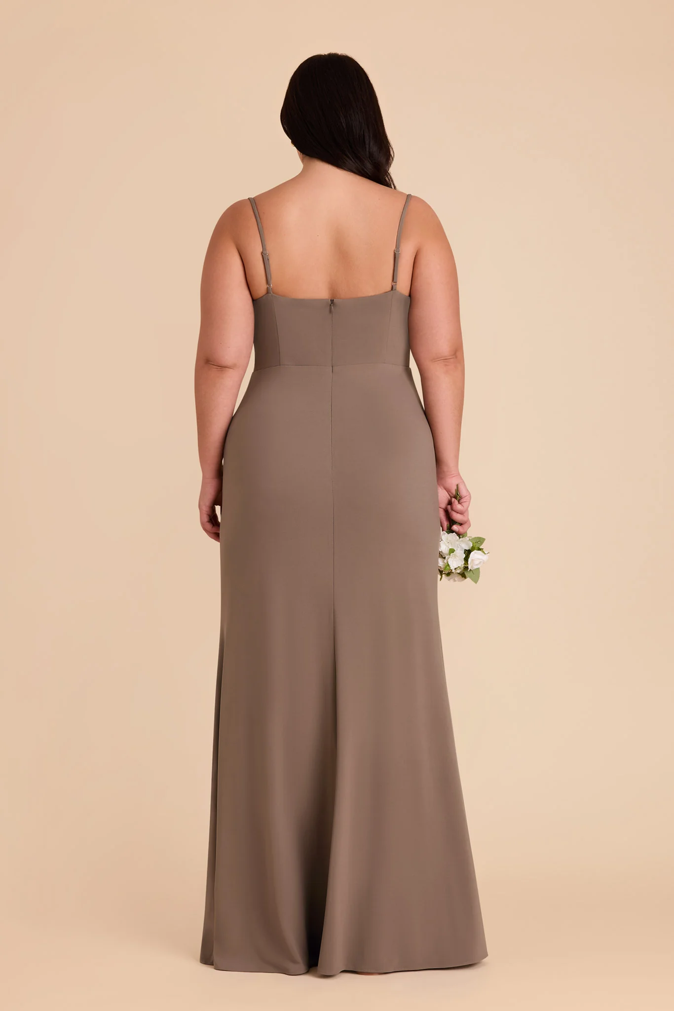 Ash Luxe Stretch Knit Dress - Mocha - Image 10