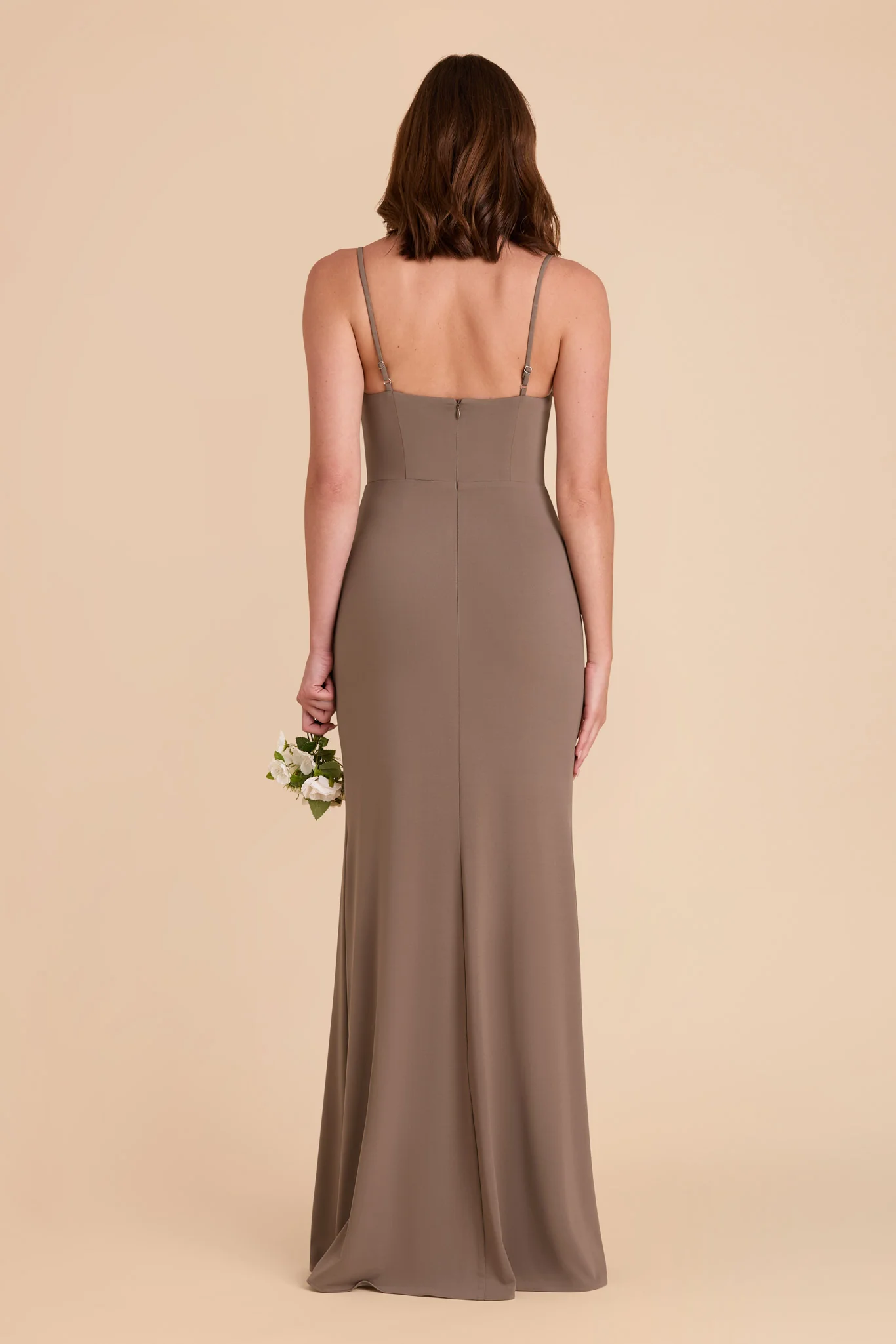 Ash Luxe Stretch Knit Dress - Mocha - Image 7