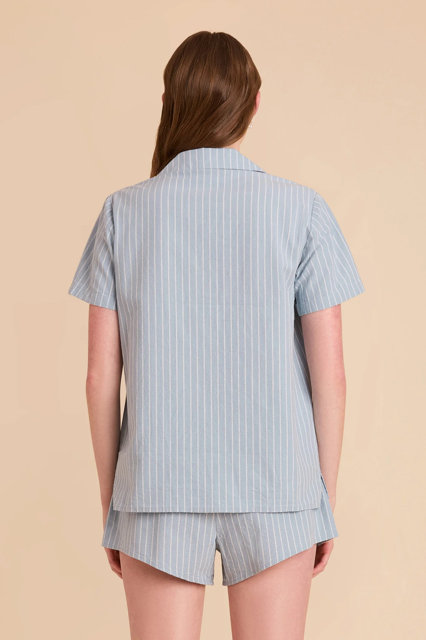 Atticus  Pajama Set - Dusty Blue Stripe - Image 5