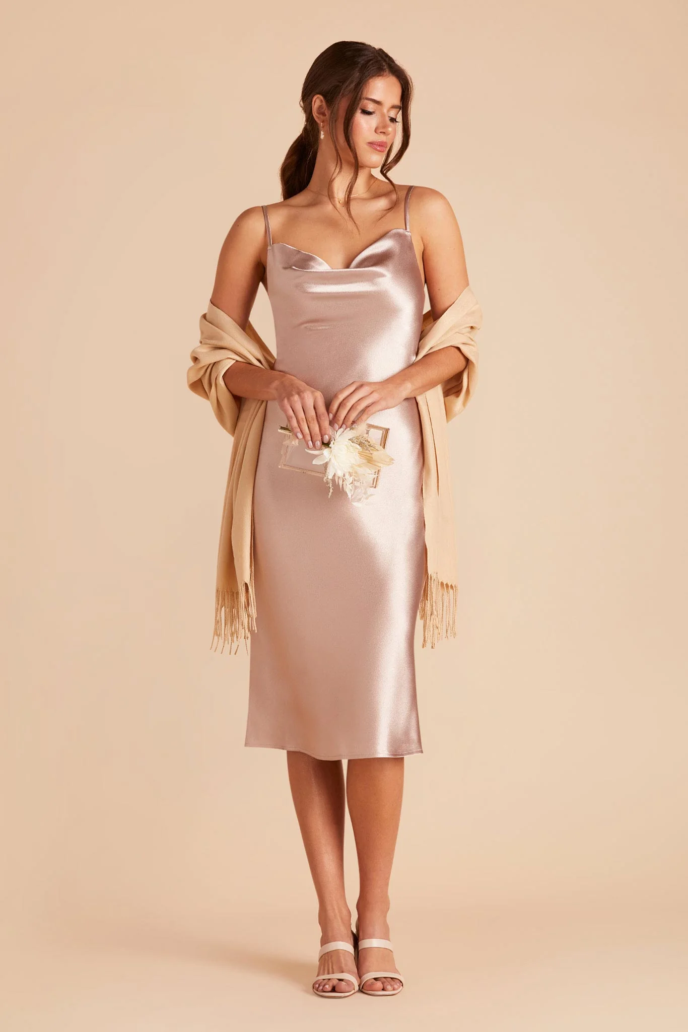 Aubrey Shawls - Beige - Image 4